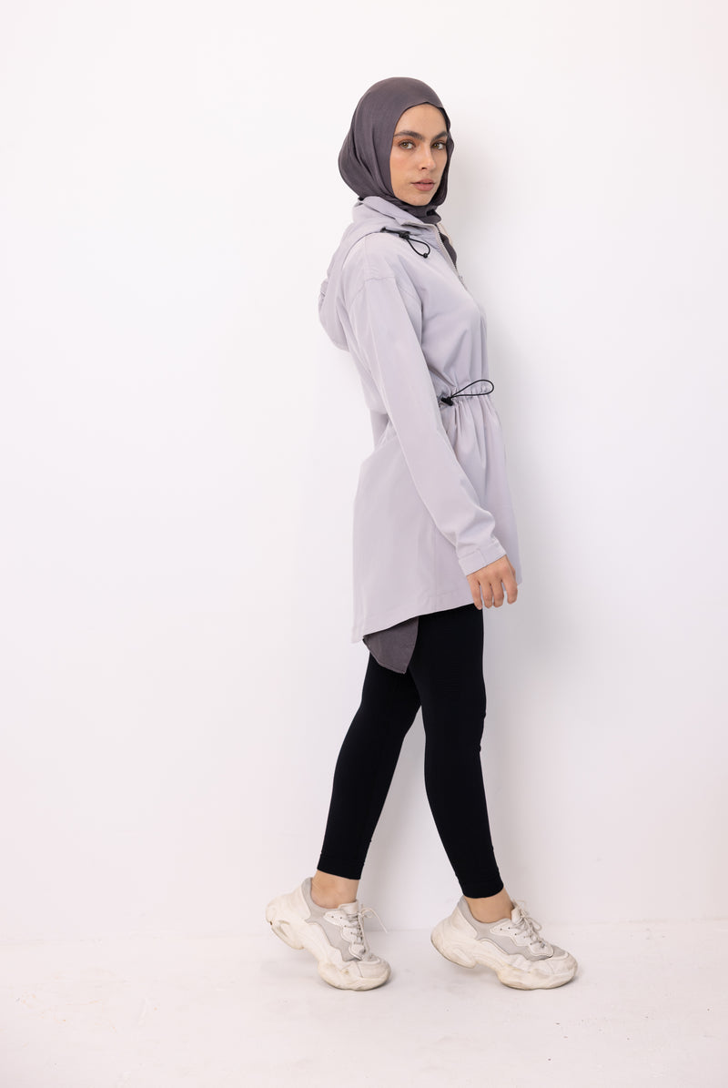 Short Trench - Pale Grey