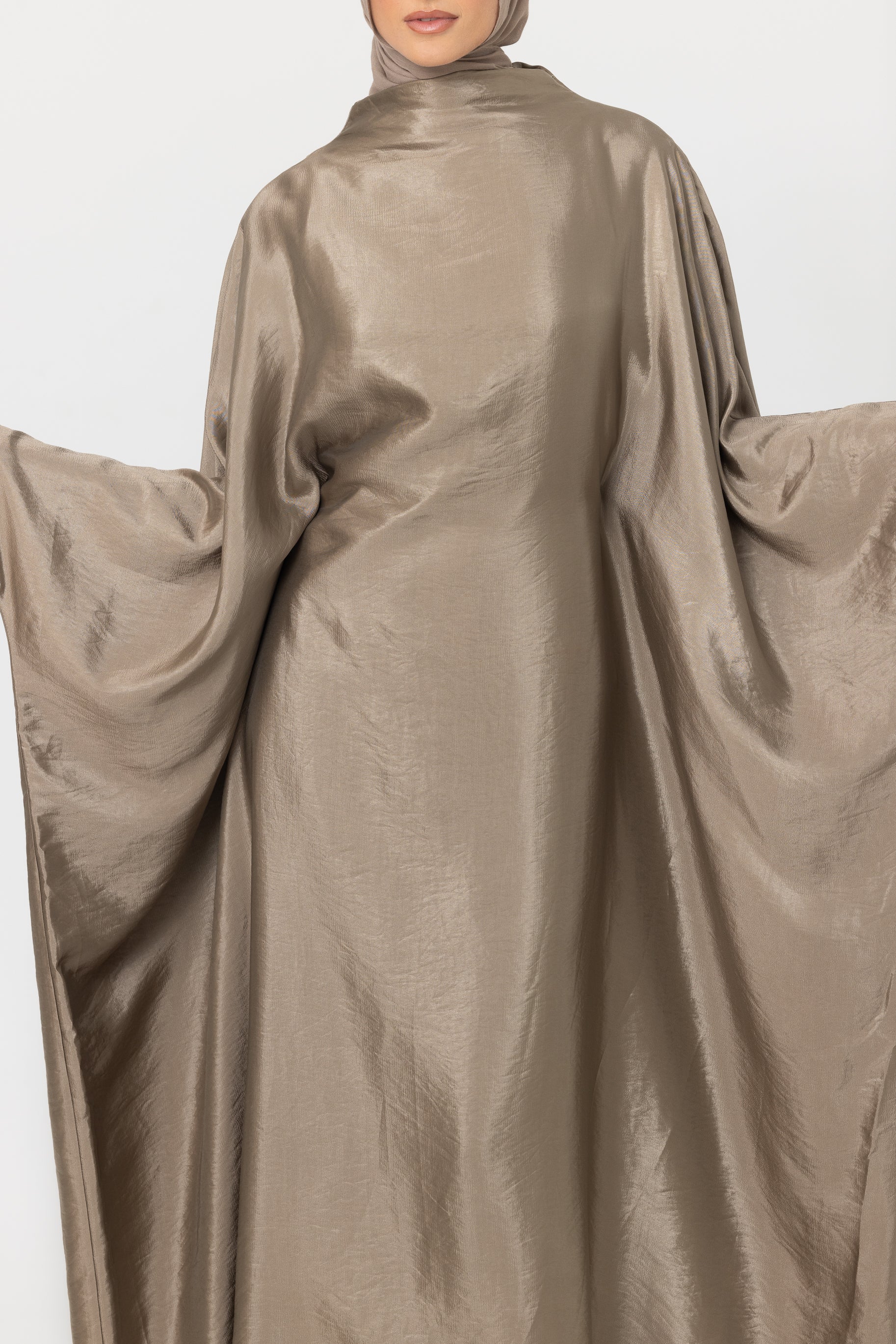 Classic Butterfly Abaya - Moss Green