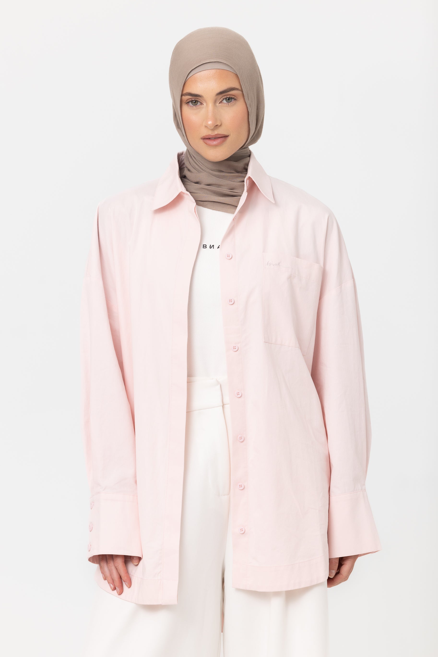 The Ayah Shirt - Petal Pink