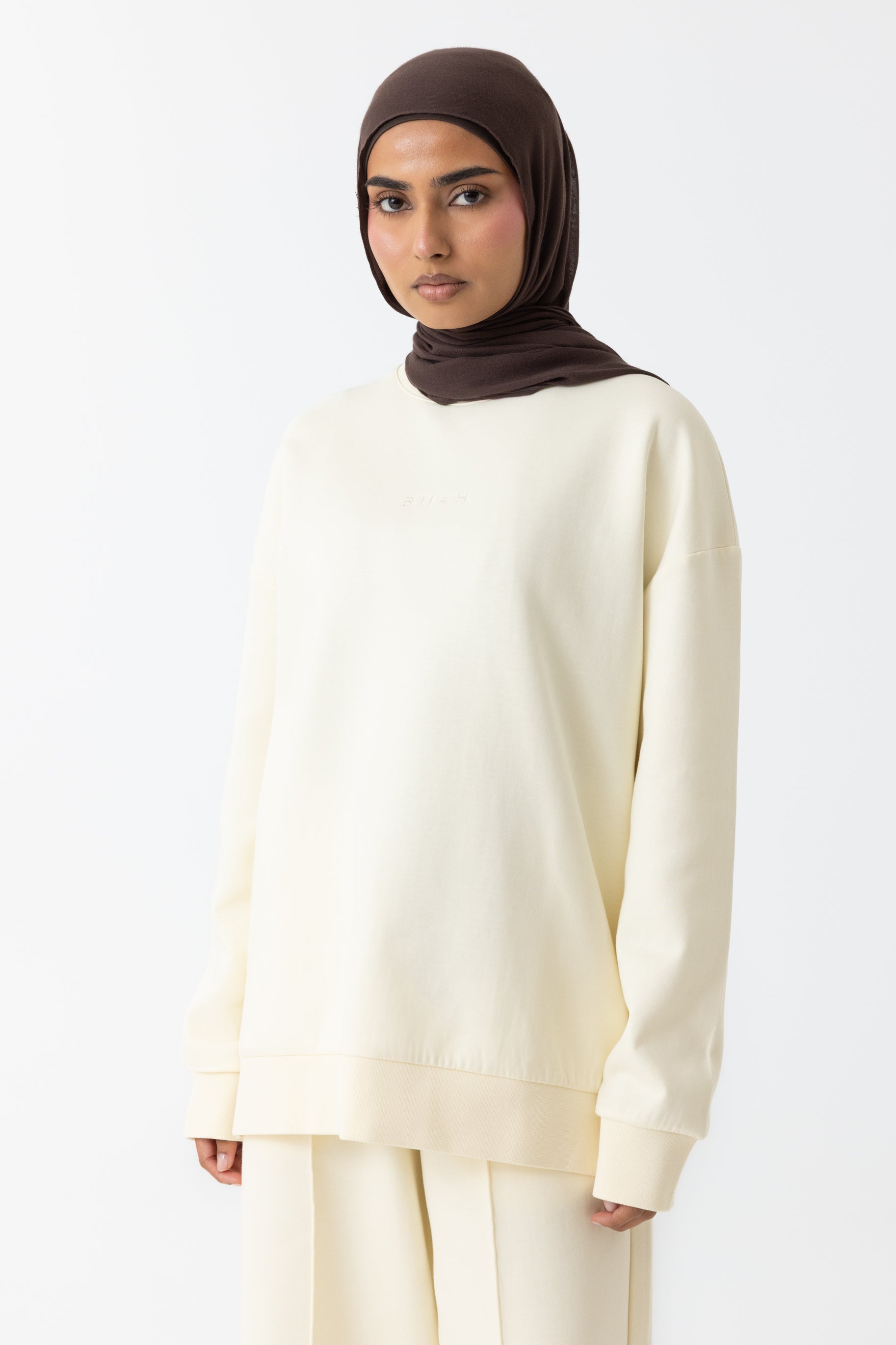 Refined Cotton Sweater - Ivory