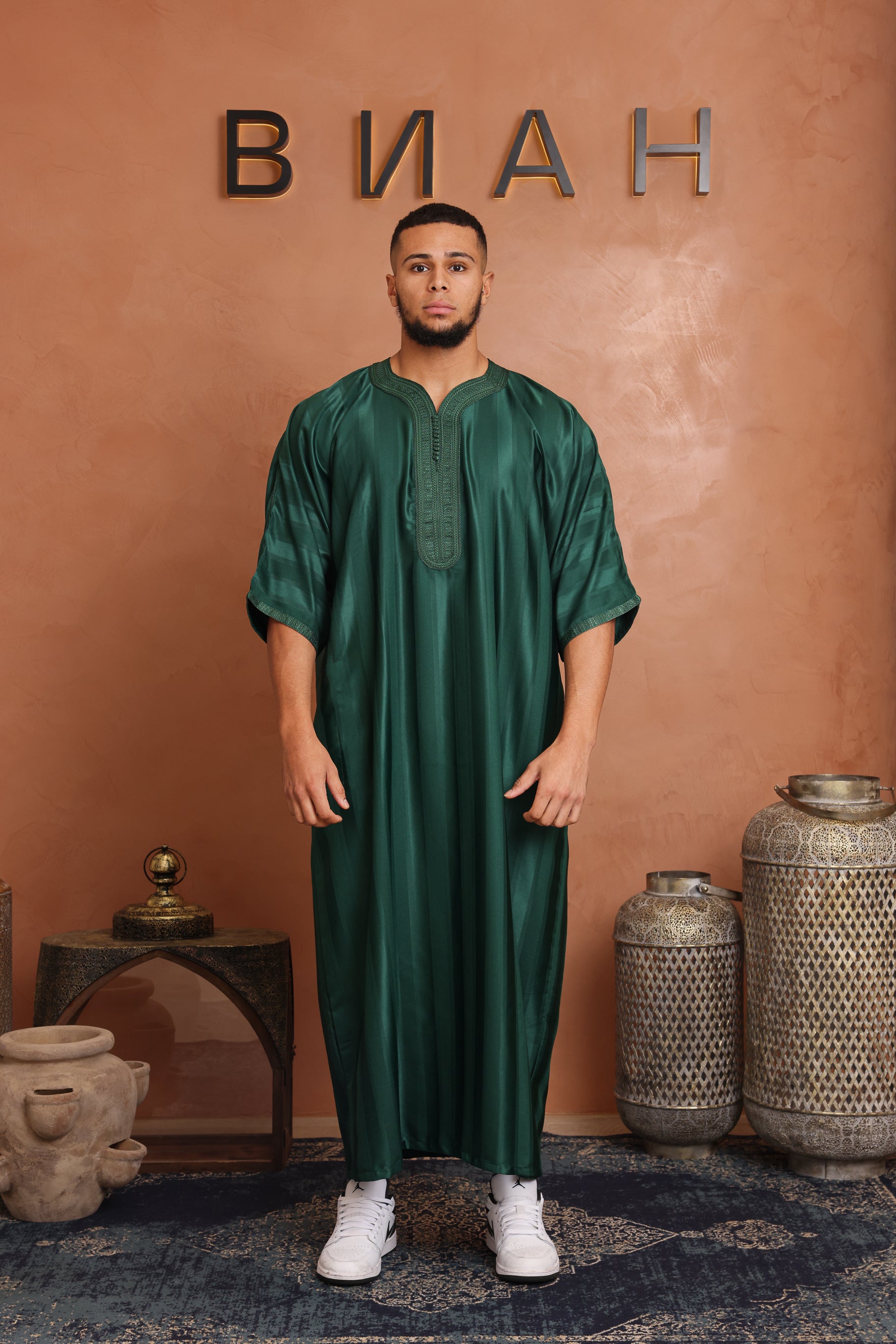 Jawhola Moroccan Thobe - 3 Emerald