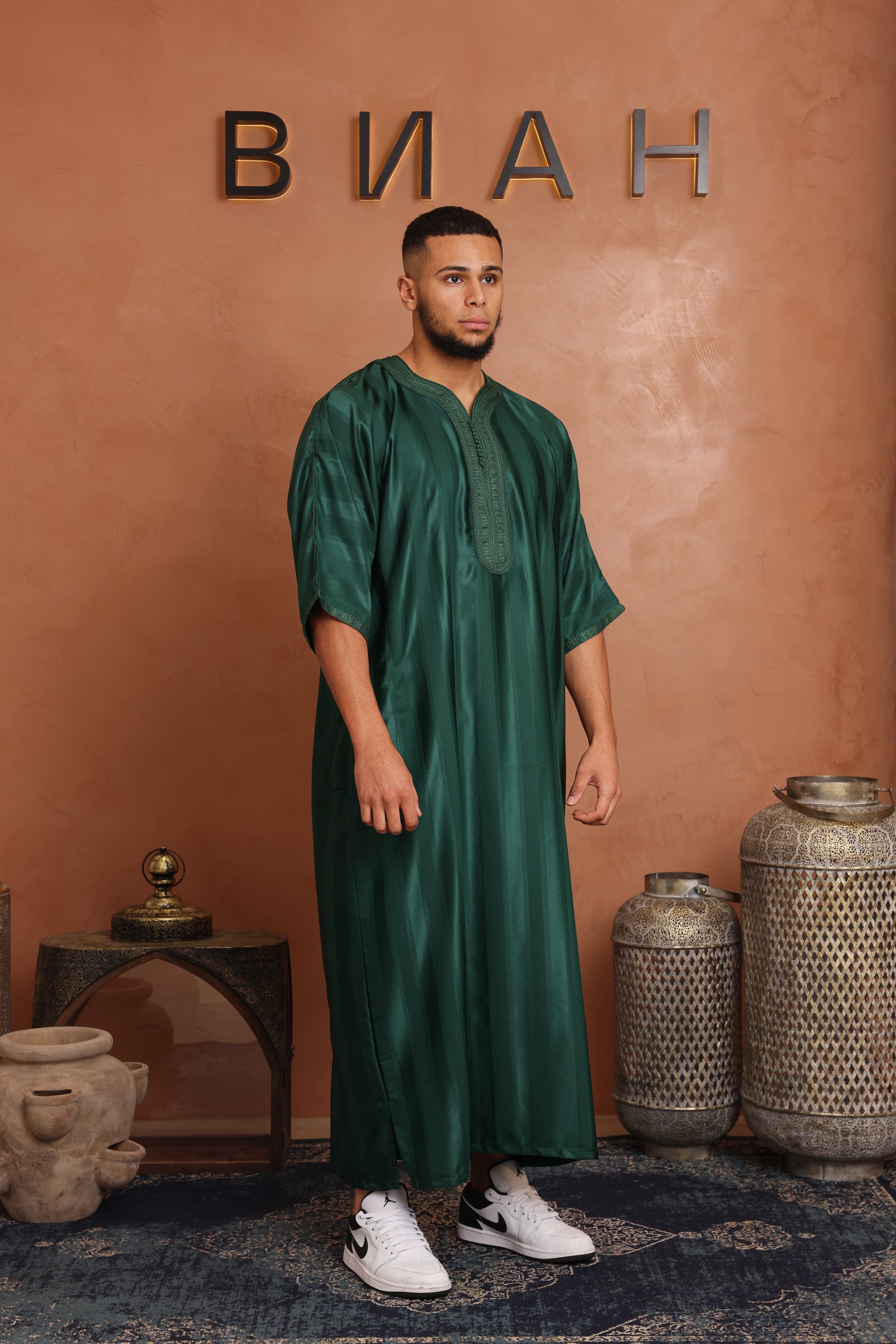 Jawhola Moroccan Thobe - 3 Emerald