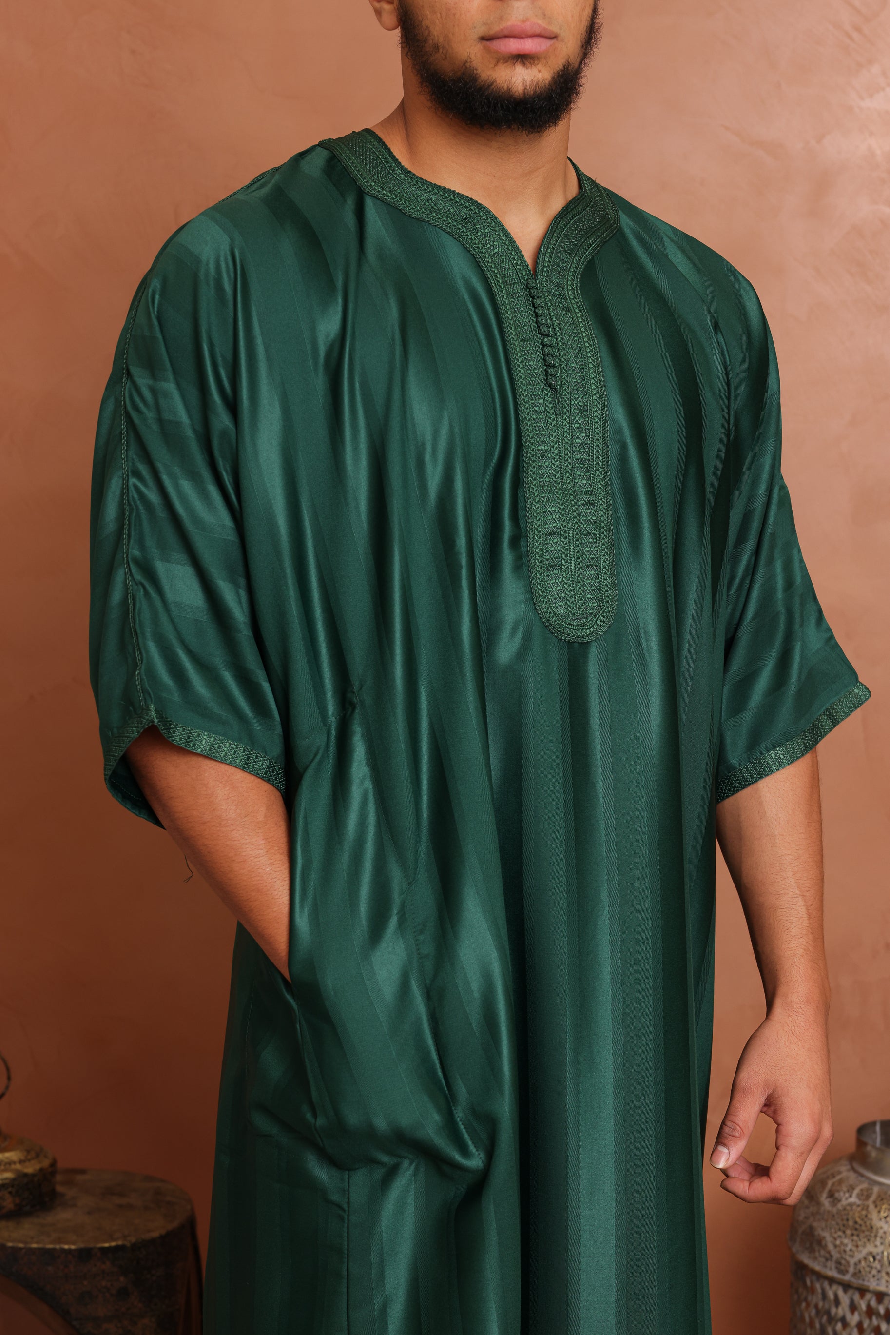 Jawhola Moroccan Thobe - 3 Emerald