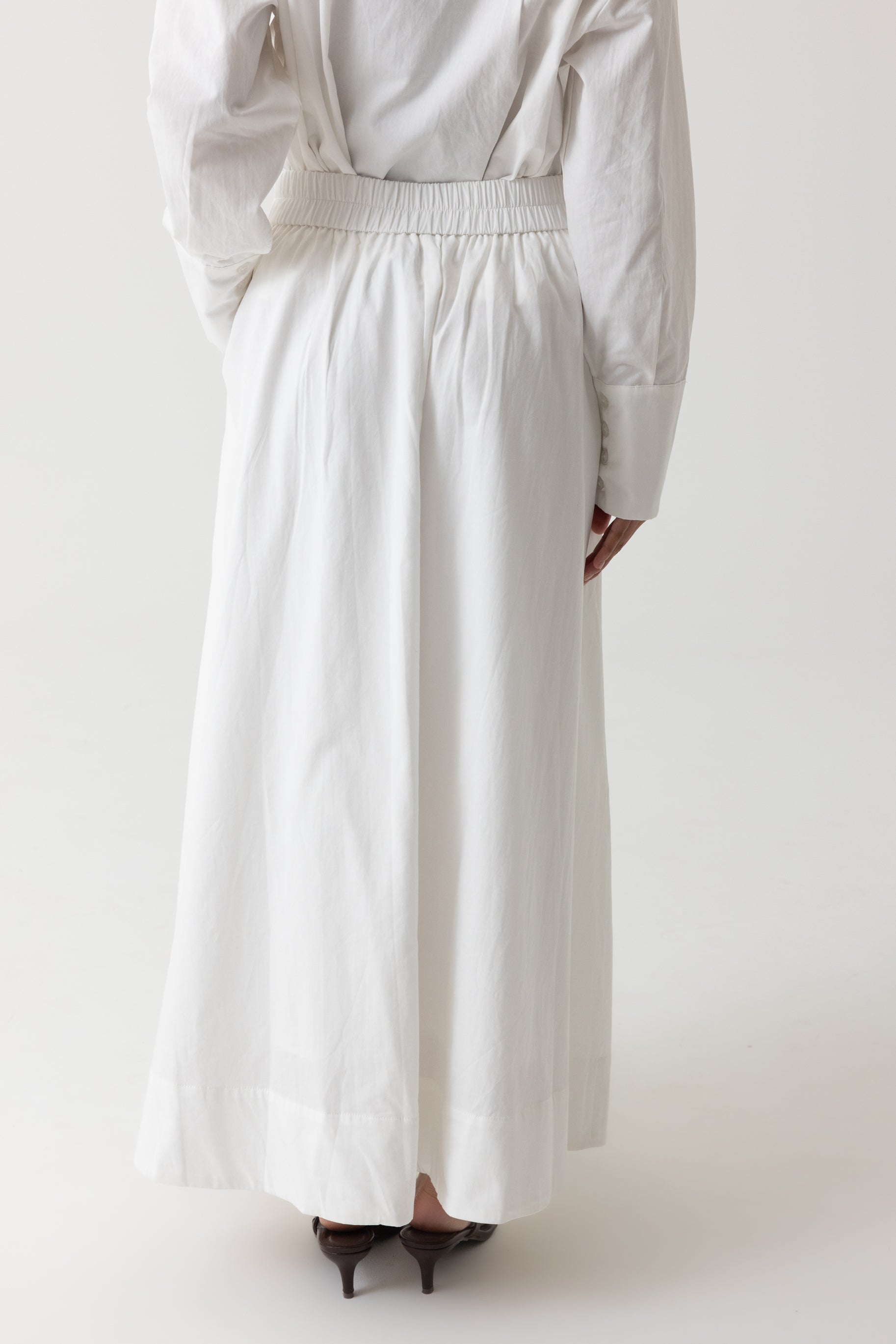 Sydney A Line Skirt - White