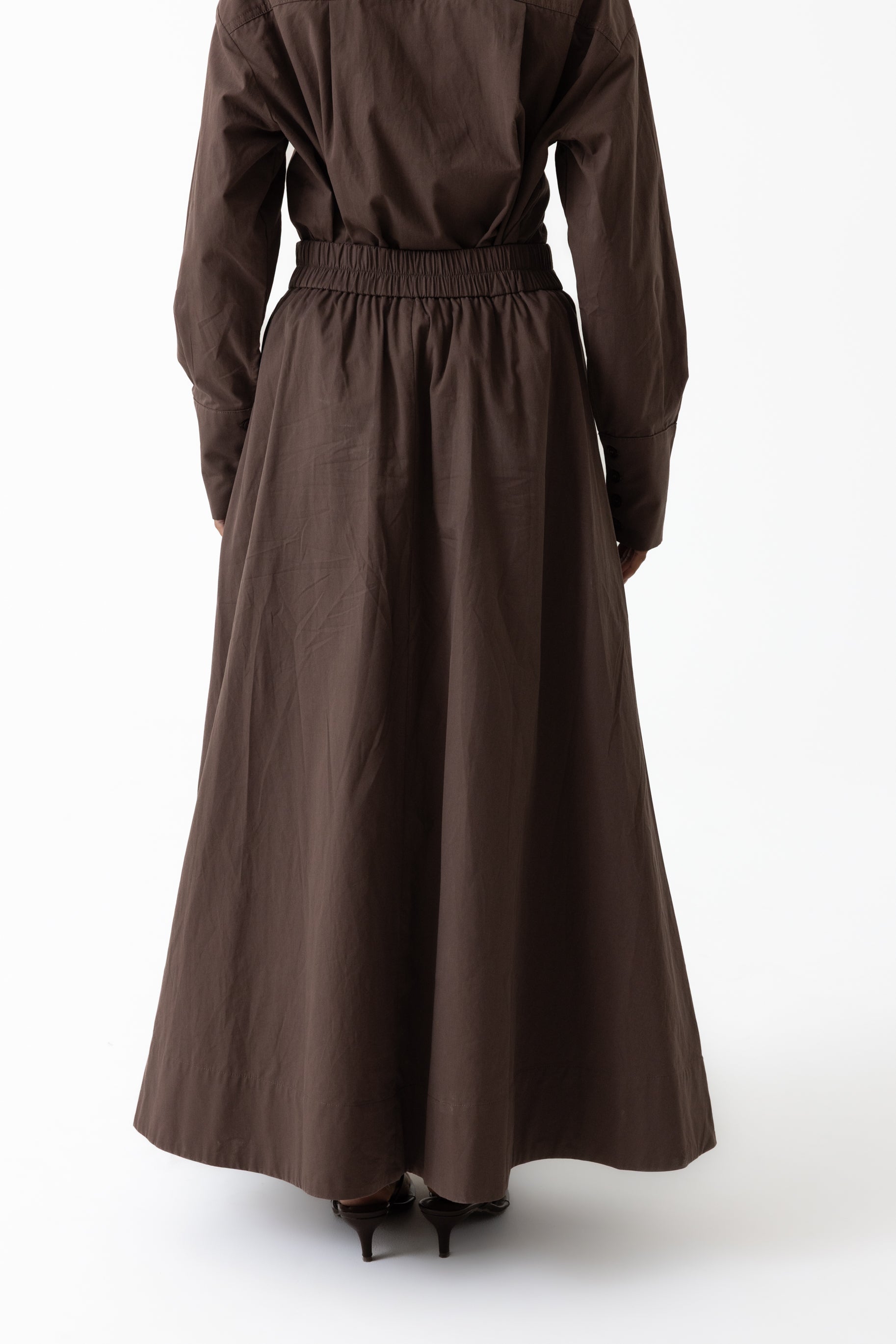 Sydney A Line Skirt - Peppercorn