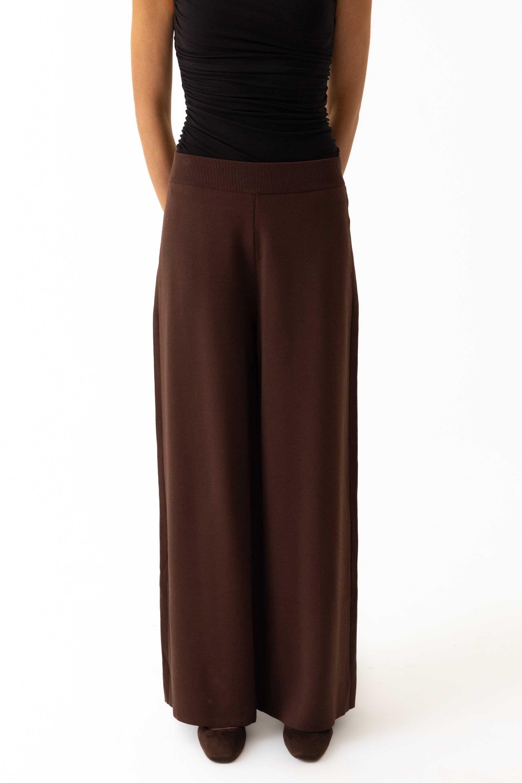 Mya Knit Pants - Espresso