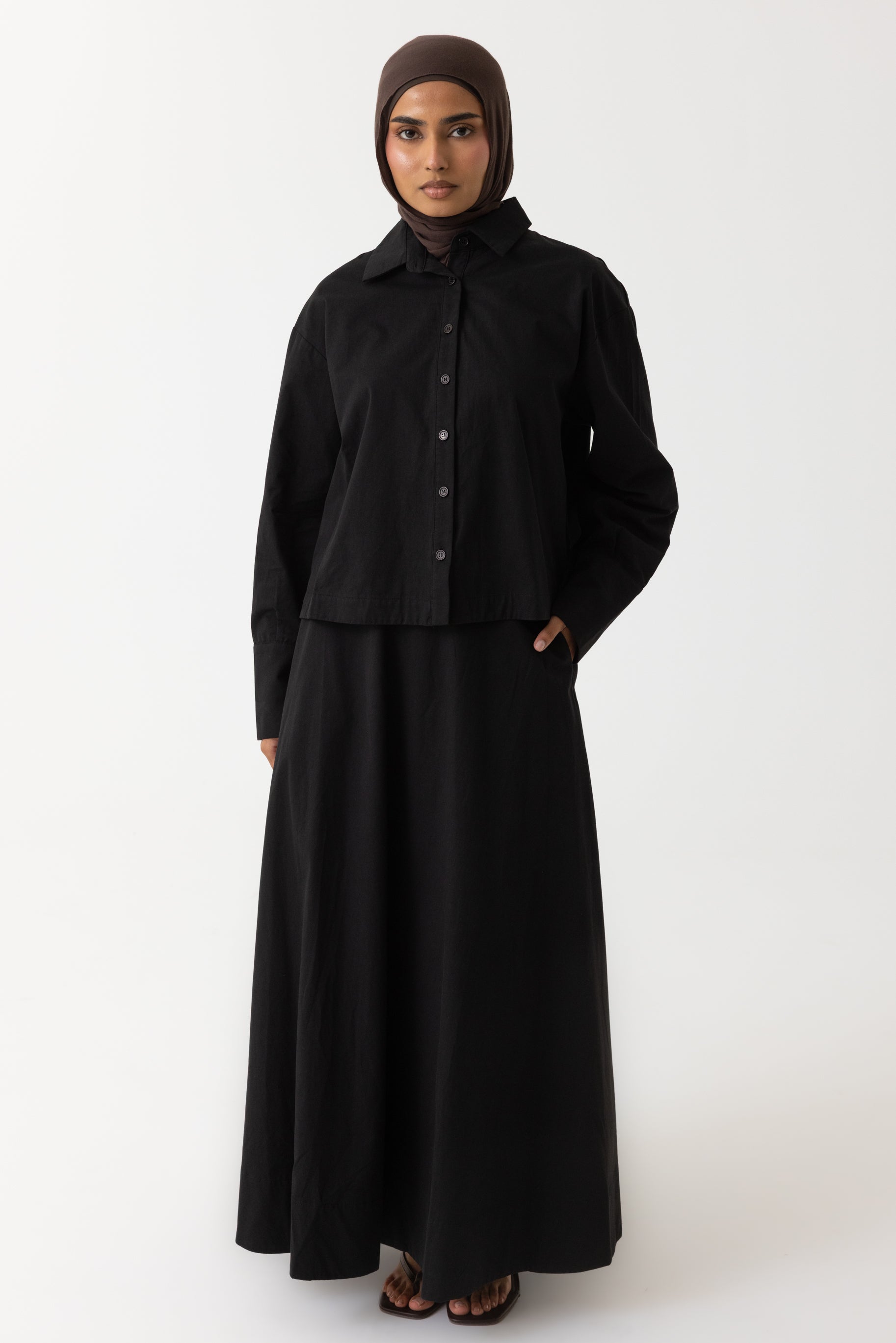Sydney Button Up Shirt - Black