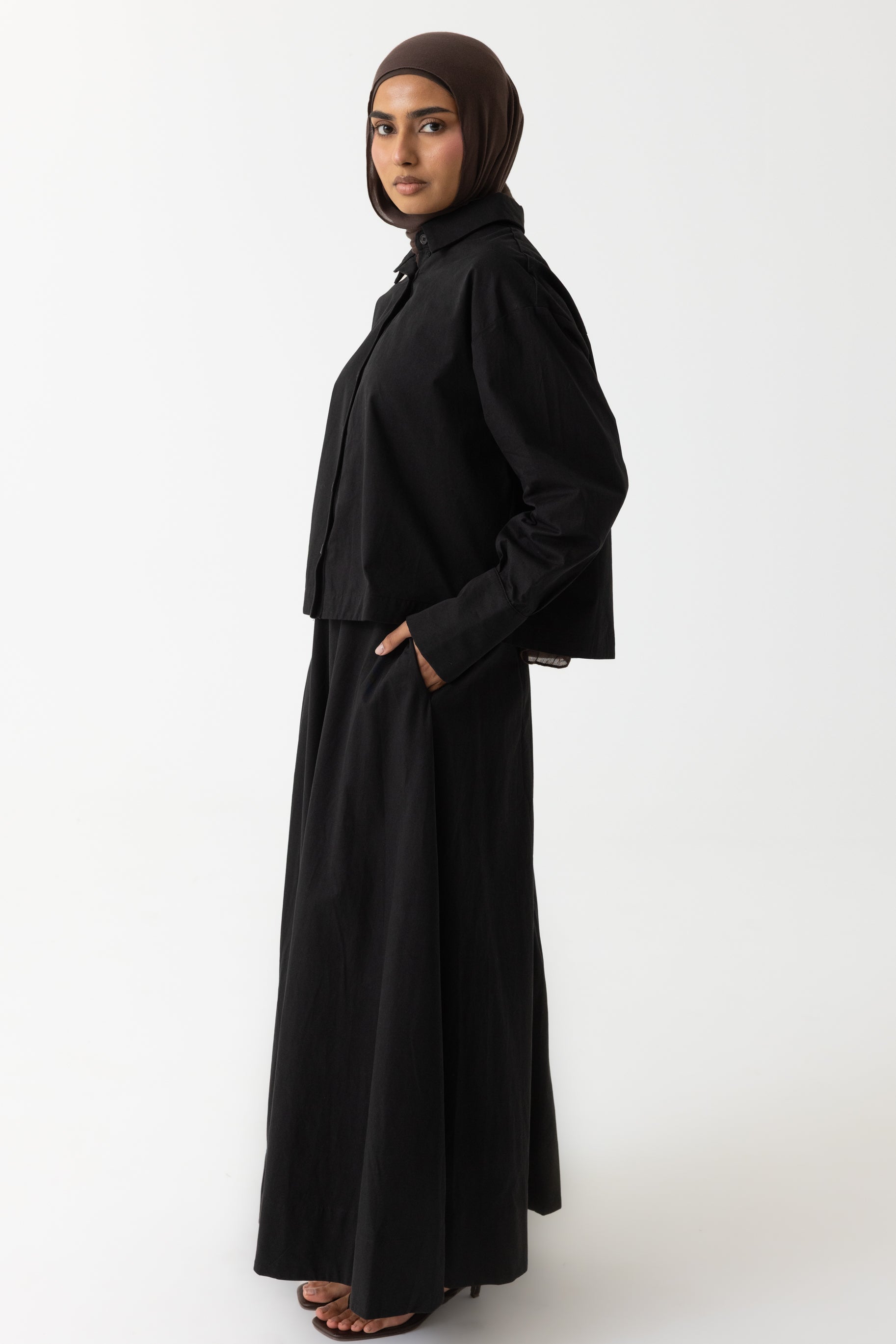 Sydney A Line Skirt - Black