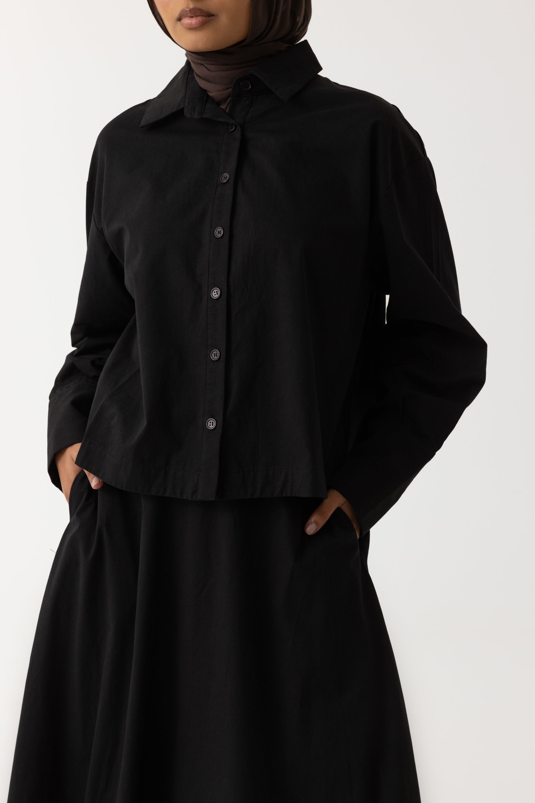 Sydney Button Up Shirt - Black