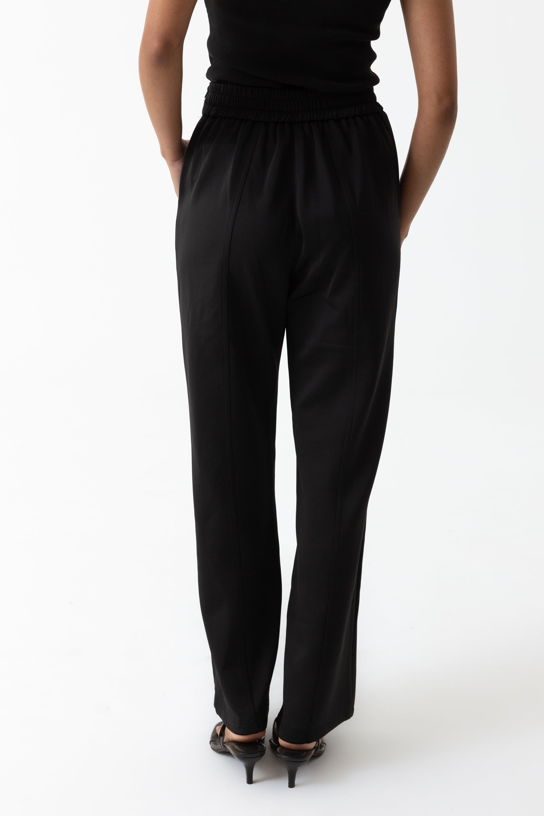 Essential Wide Leg Pants - Black