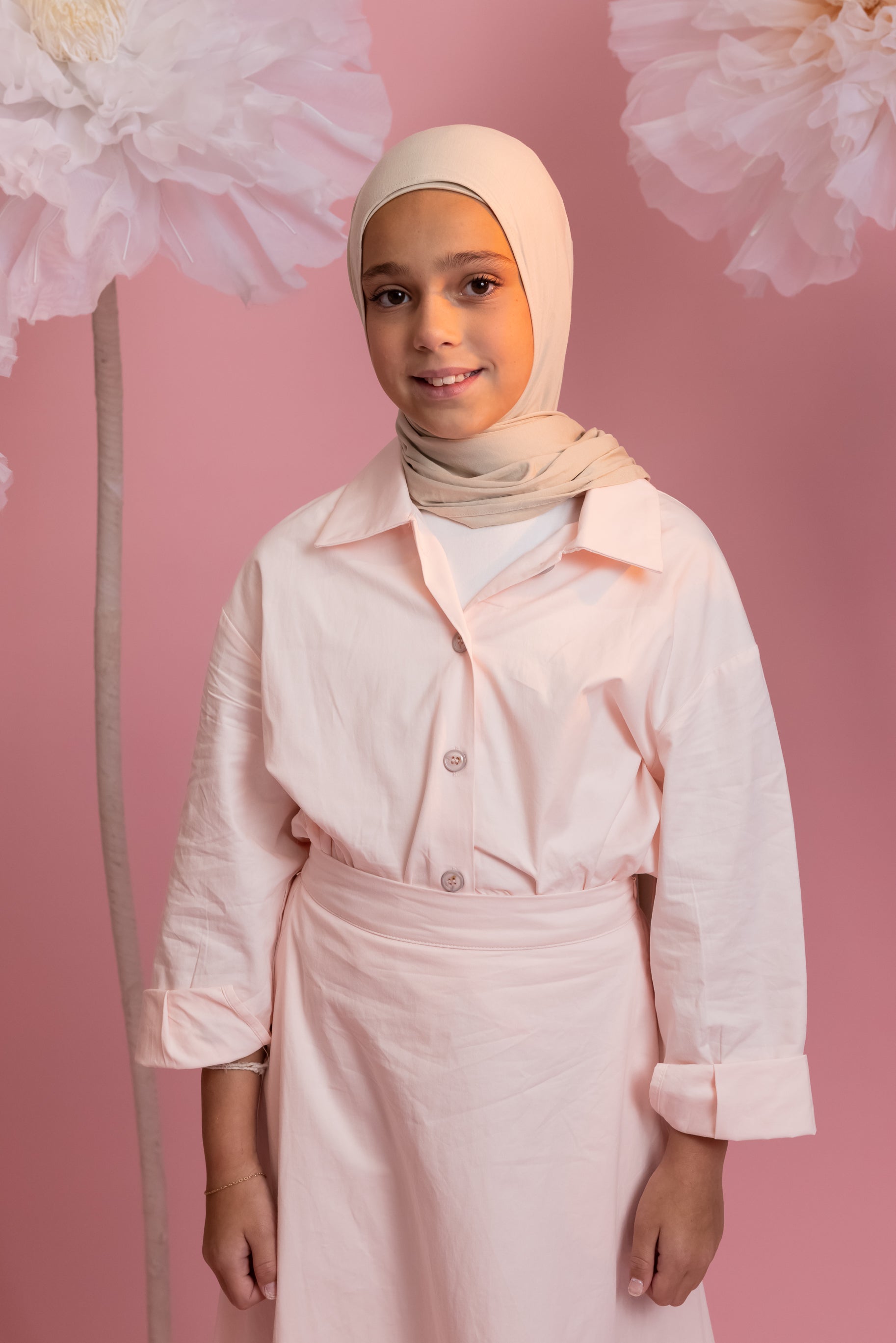 Mini Sydney Shirt - Pearl Pink