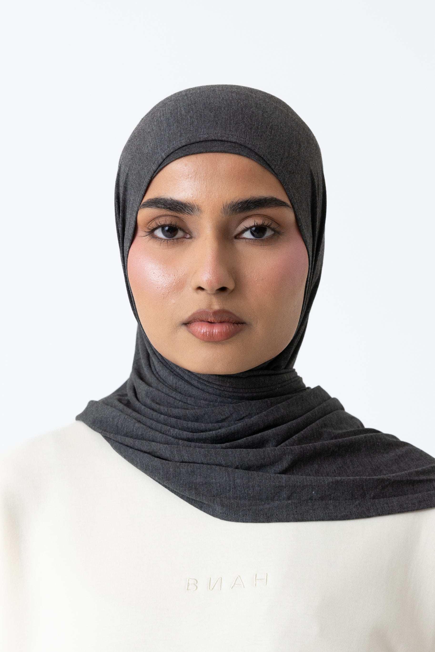 Bamboo Jersey Hijab Set - Heather