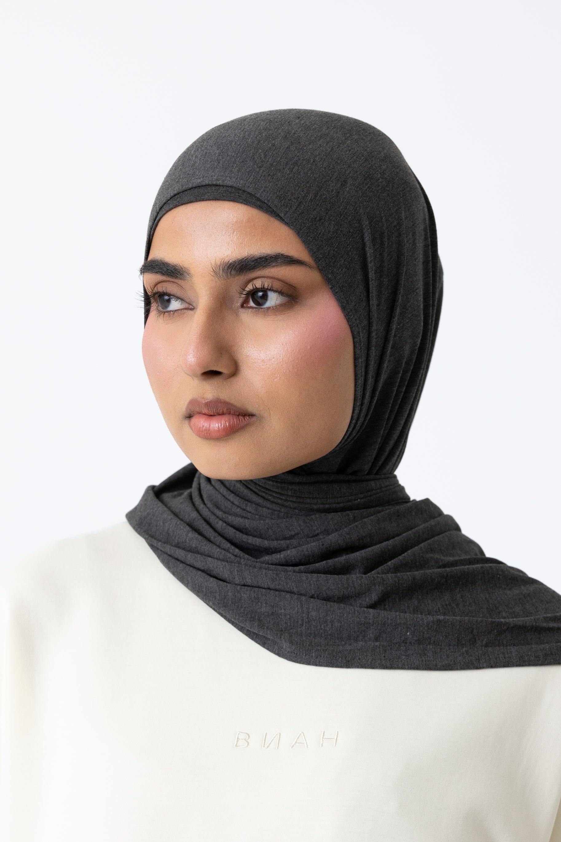 Bamboo Jersey Hijab Set - Heather