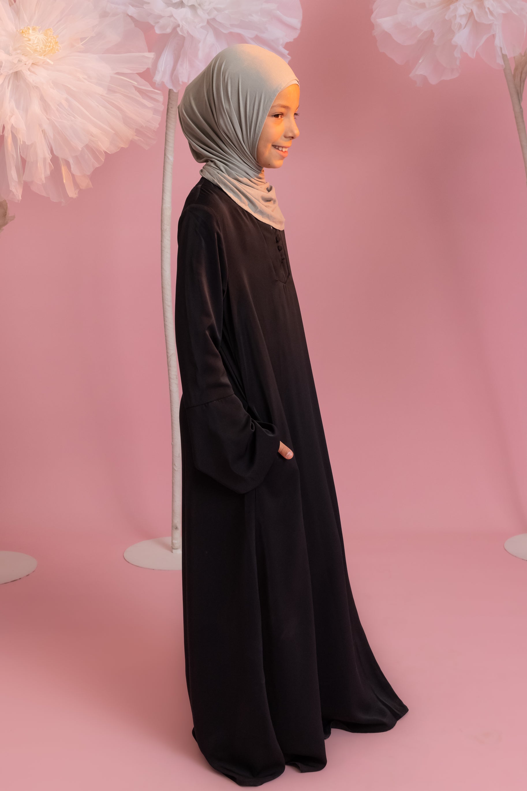 Mini Layla Abaya - Black