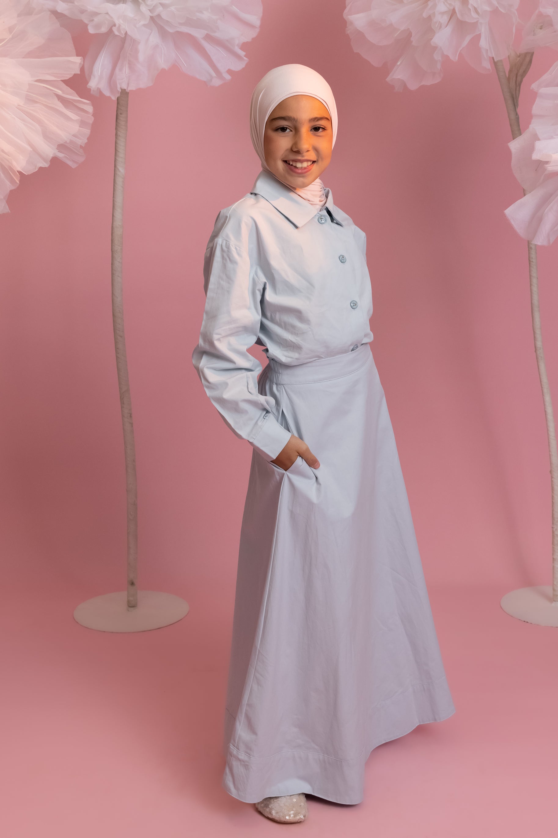 Mini Sydney Skirt - Powder Blue