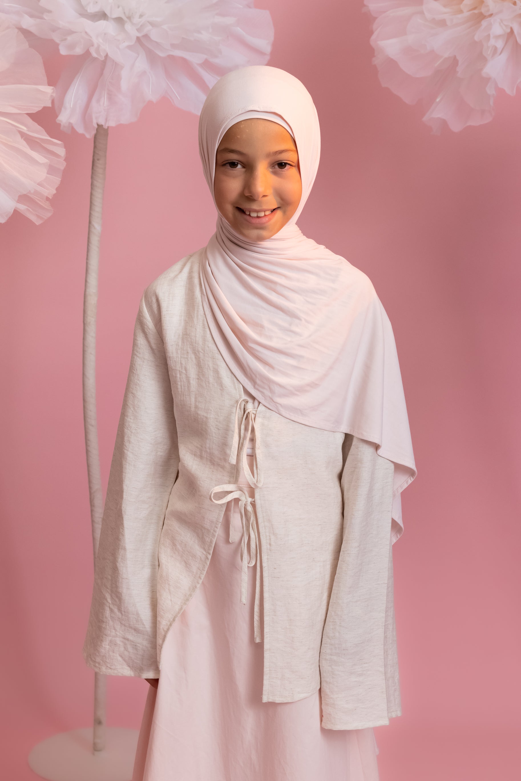 Mini Tie Up Top - Oat