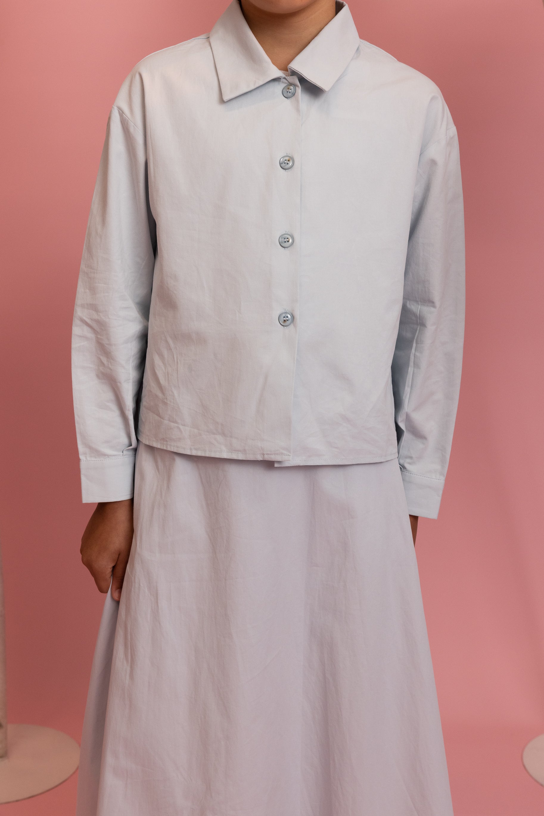 Mini Sydney Shirt - Powder Blue