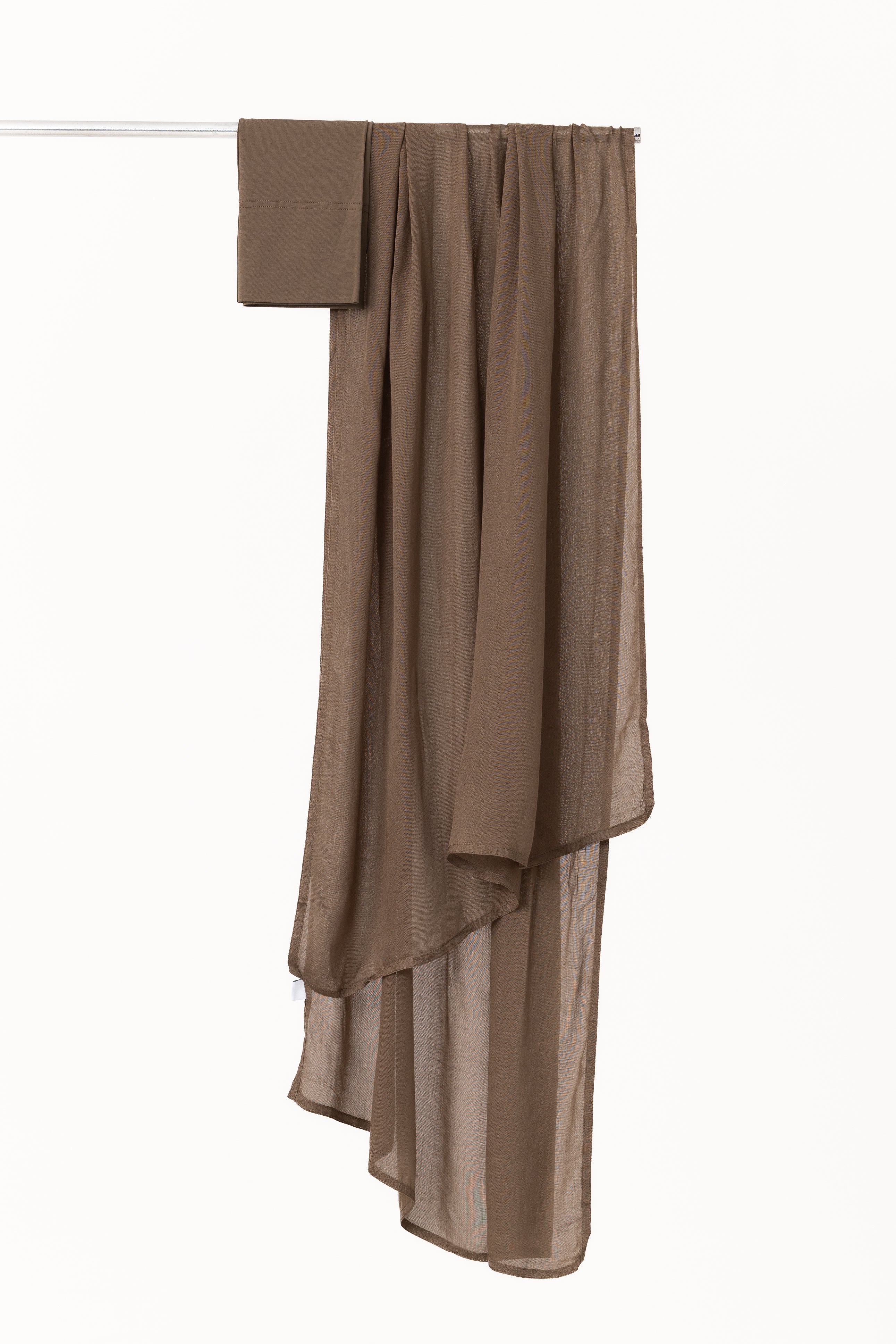 Double Stitched Modal Hijab Set - Coastal Fog