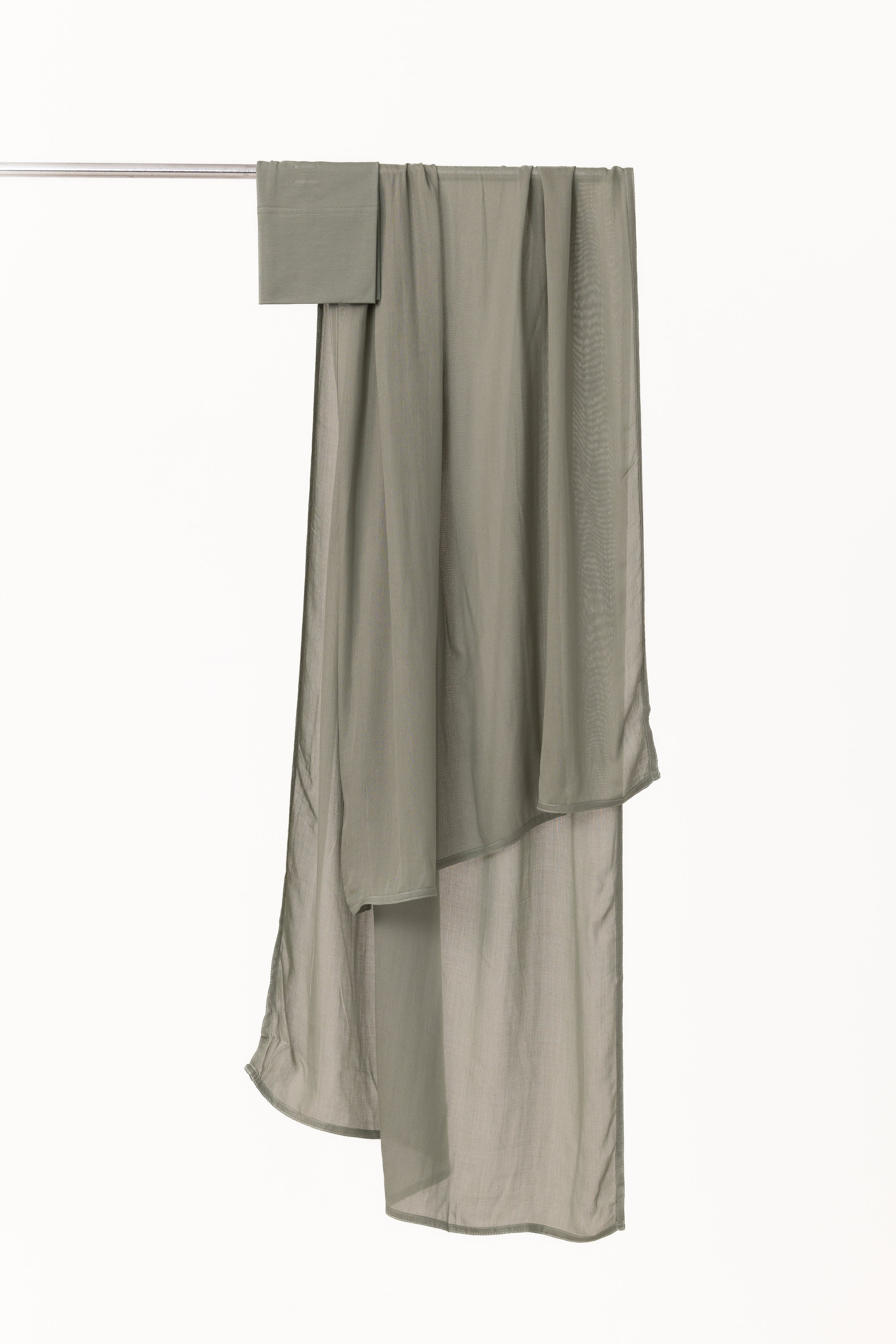 Double Stitched Modal Hijab Set - Sage