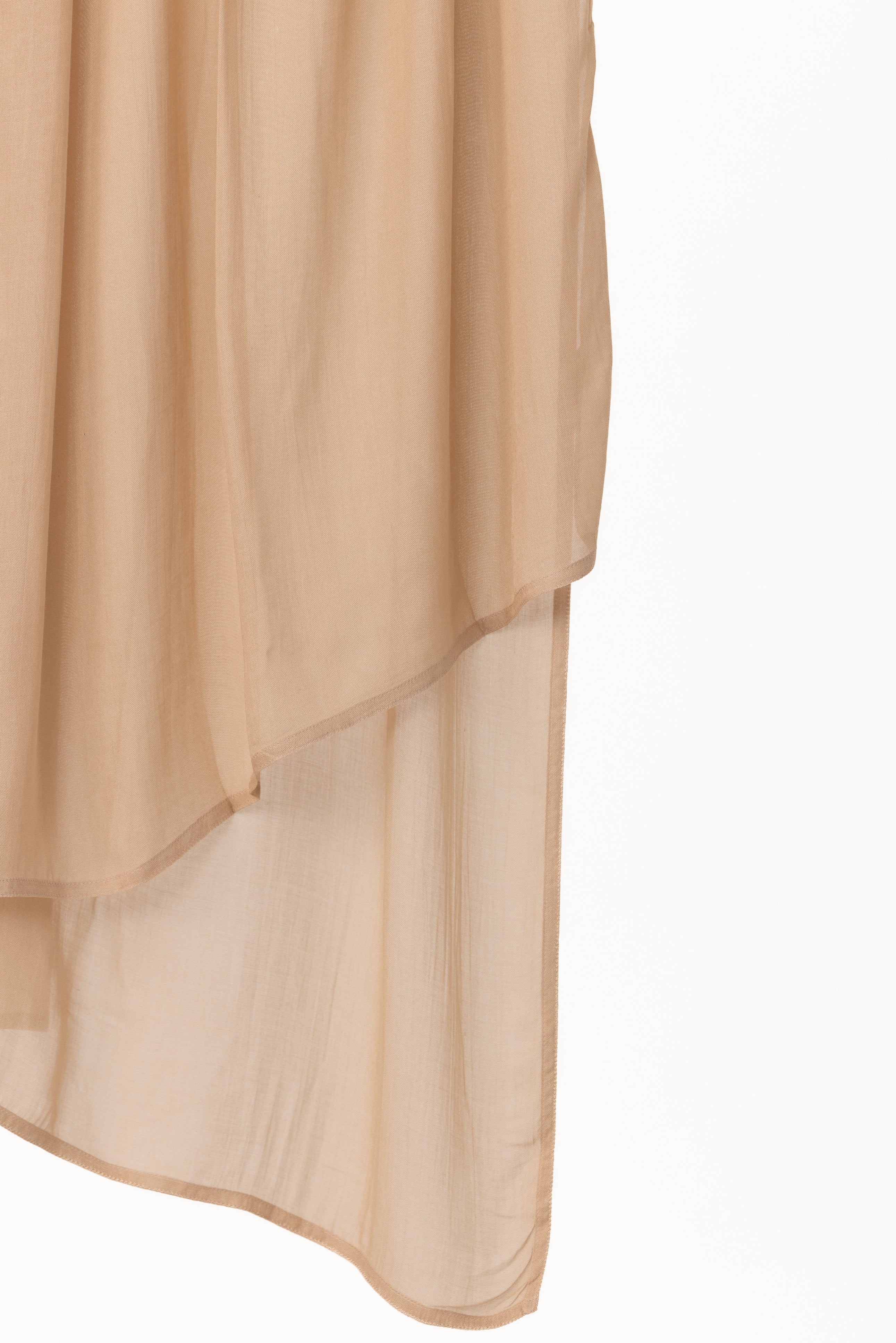 Double Stitched Modal Hijab Set - Taupe
