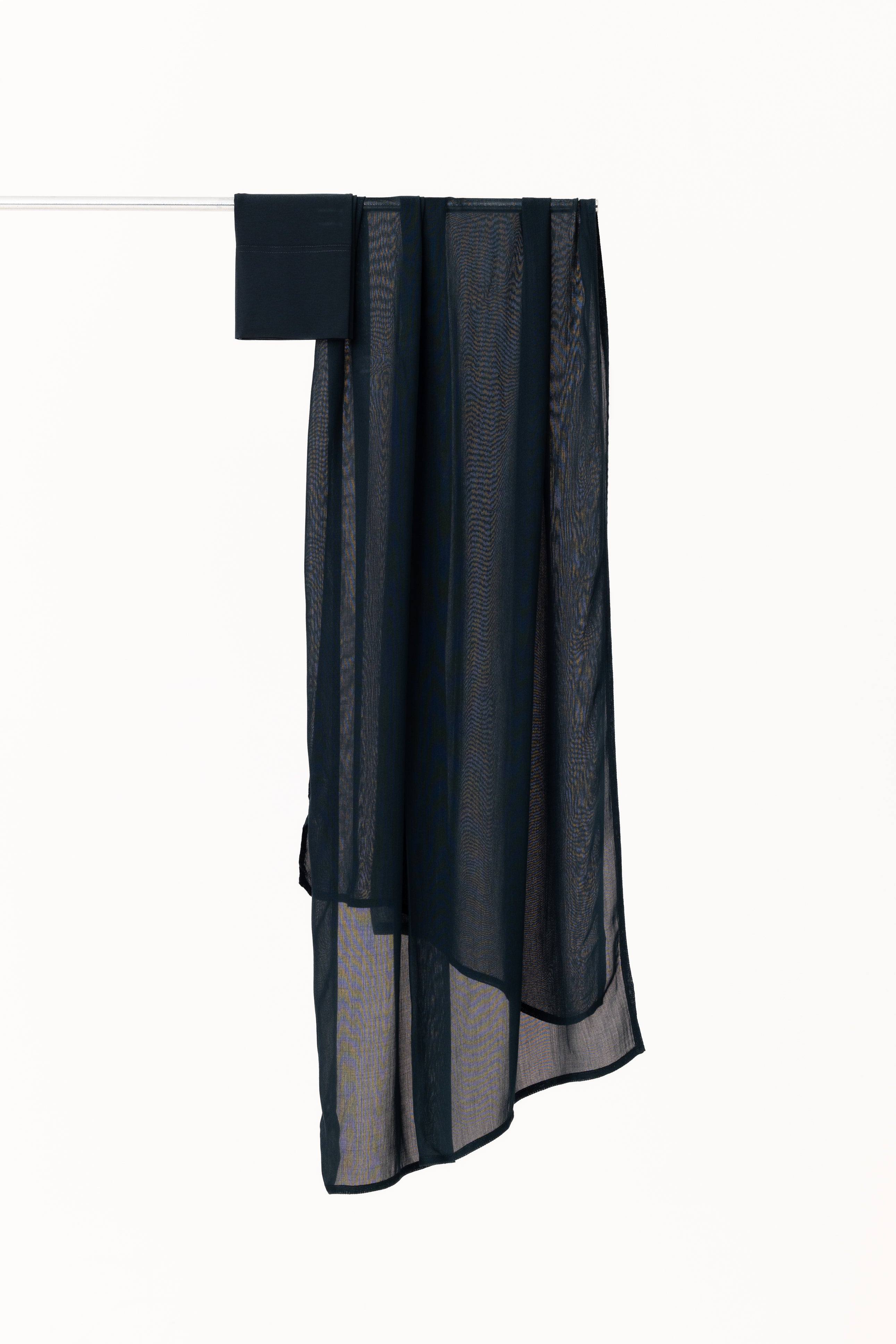Double Stitched Modal Hijab Set - Blueberry