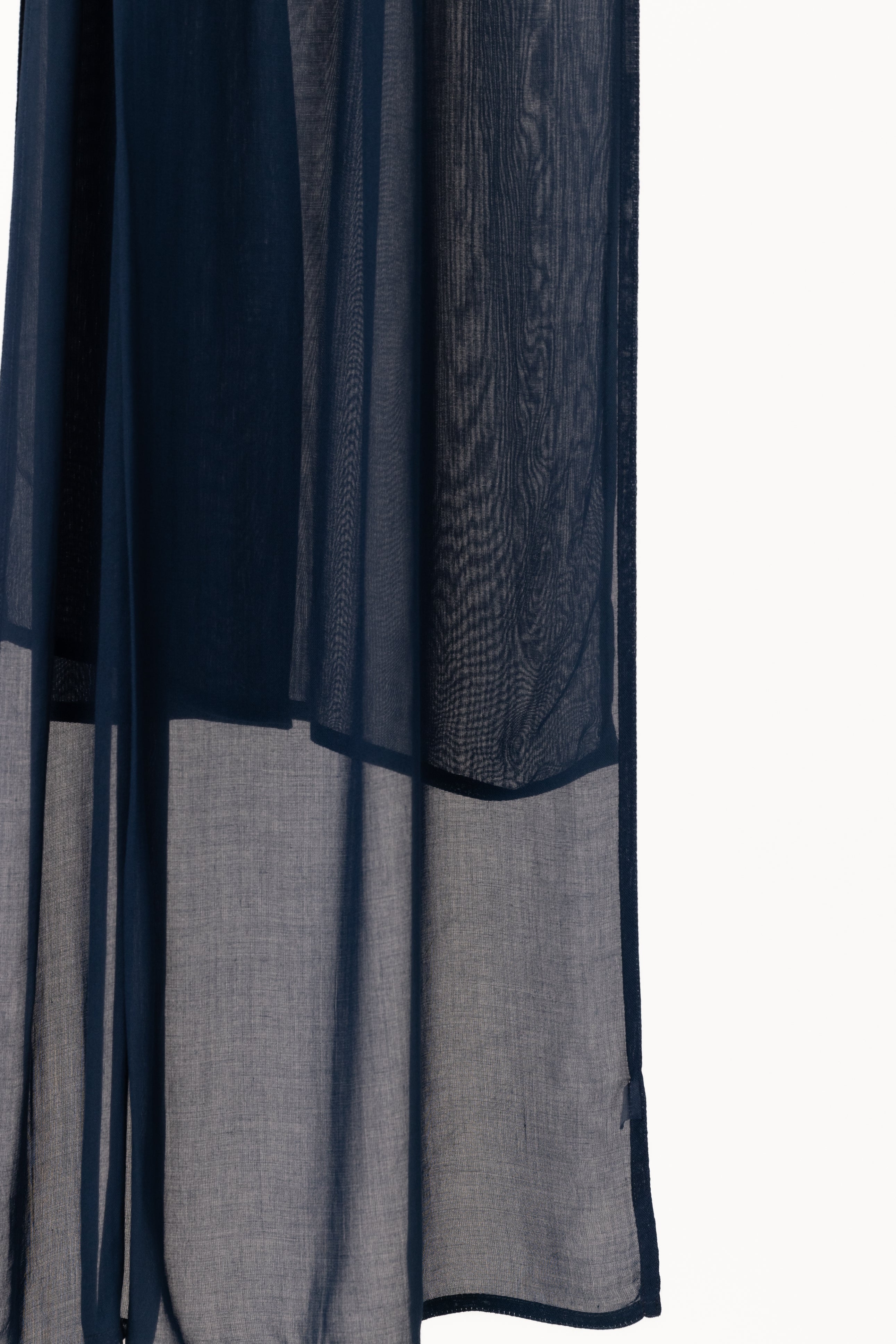 Double Stitched Modal Hijab Set - Navy