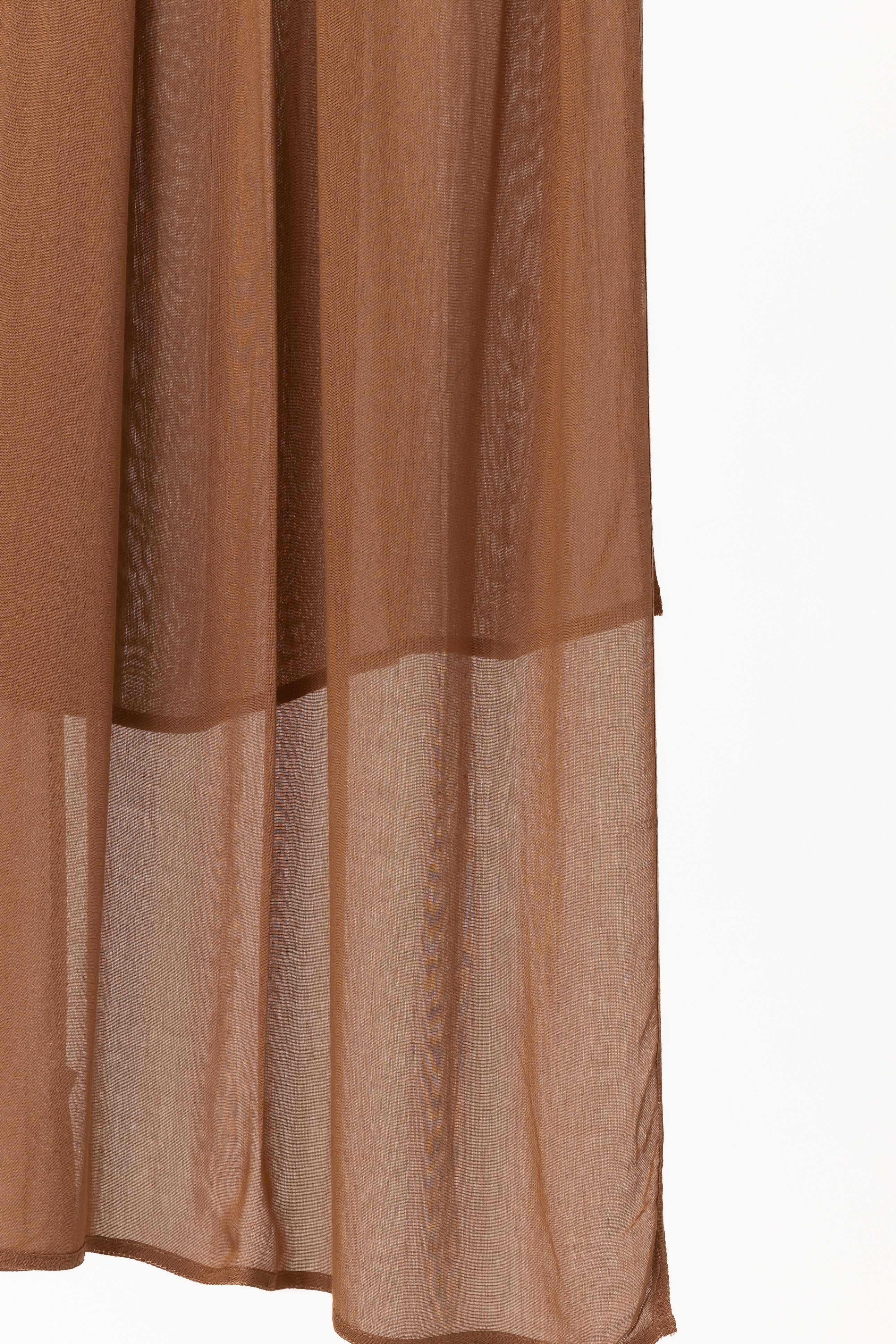 Double Stitched Modal Hijab Set - Caramel