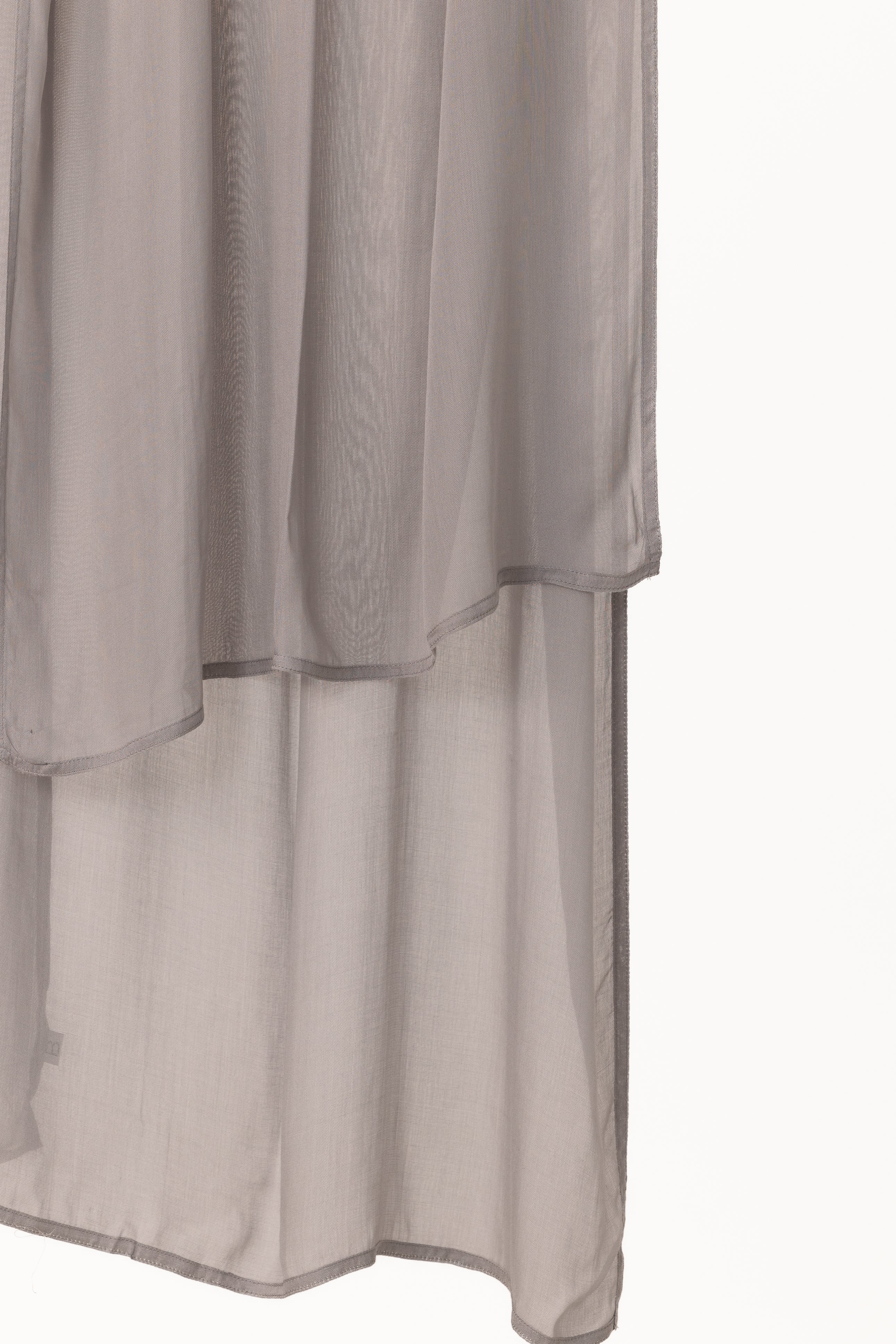 Double Stitched Modal Hijab Set - Cloud Grey