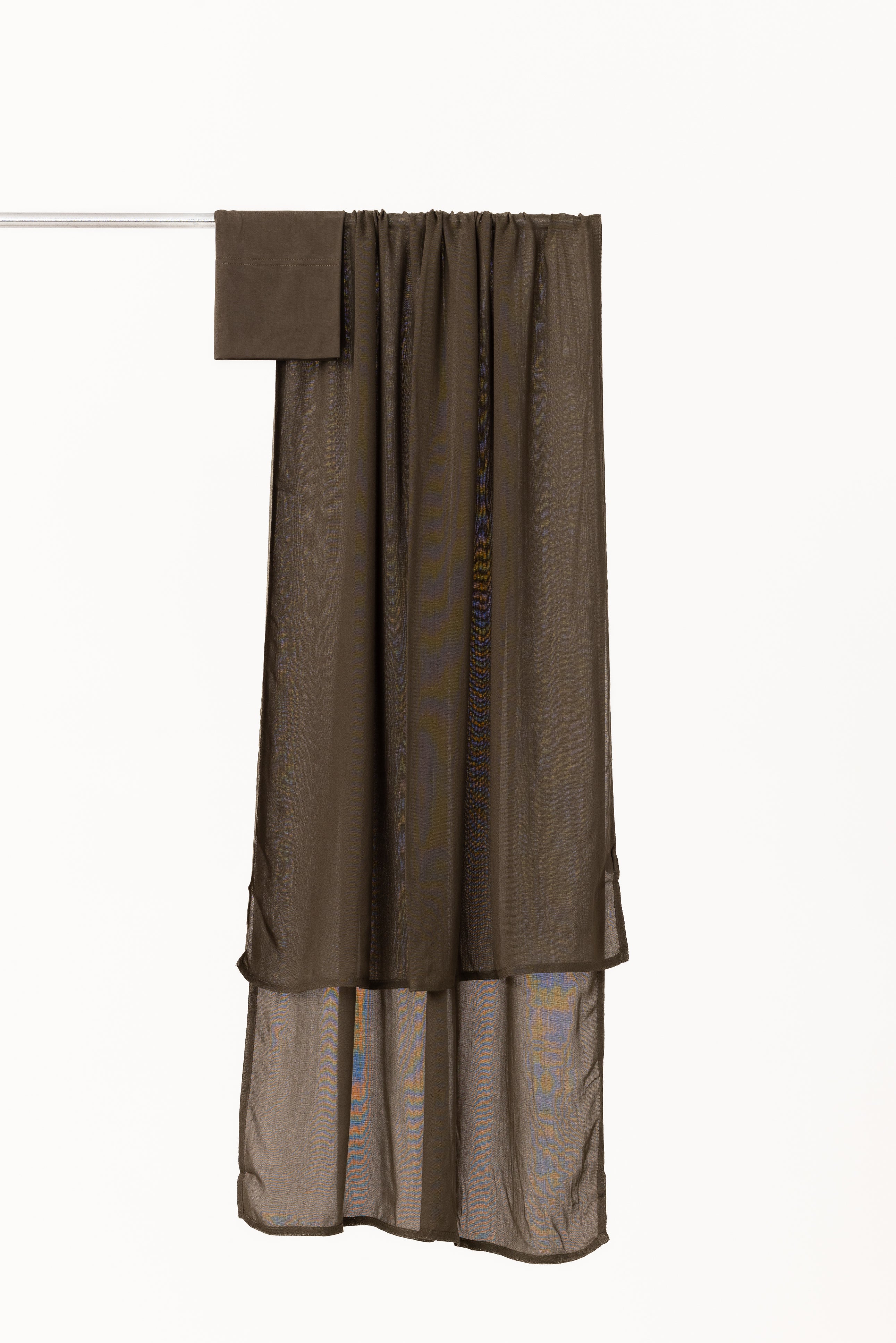Double Stitched Modal Hijab Set - Moss