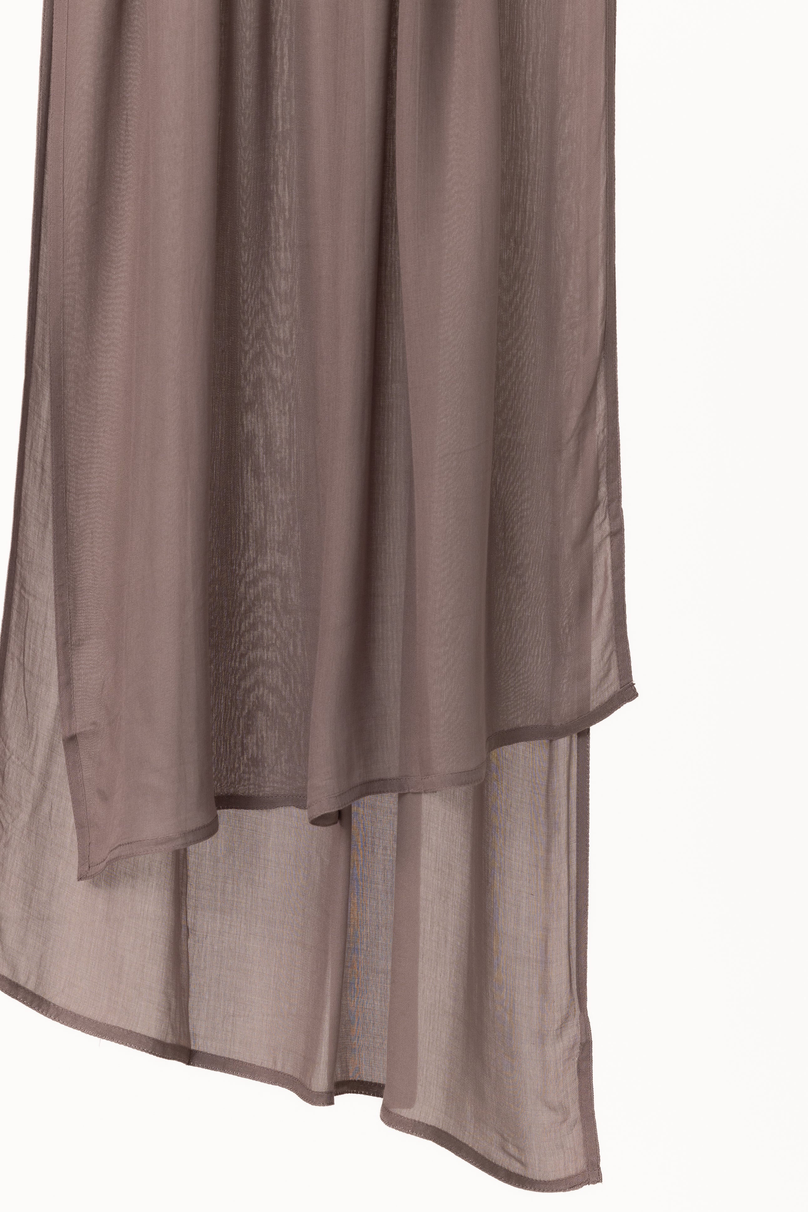 Double Stitched Modal Hijab Set - Graphite