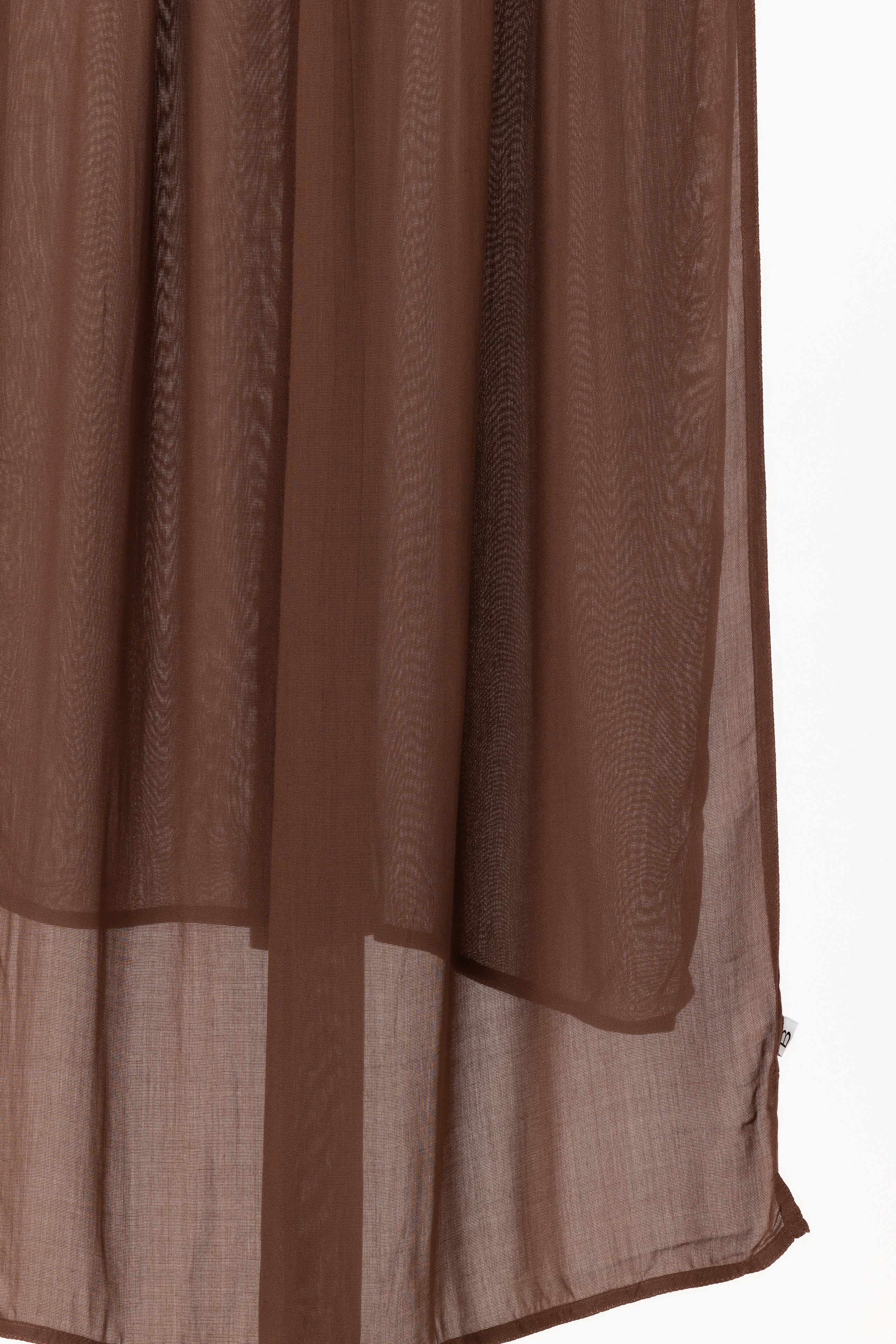 Double Stitched Modal Hijab Set - Tiramisu