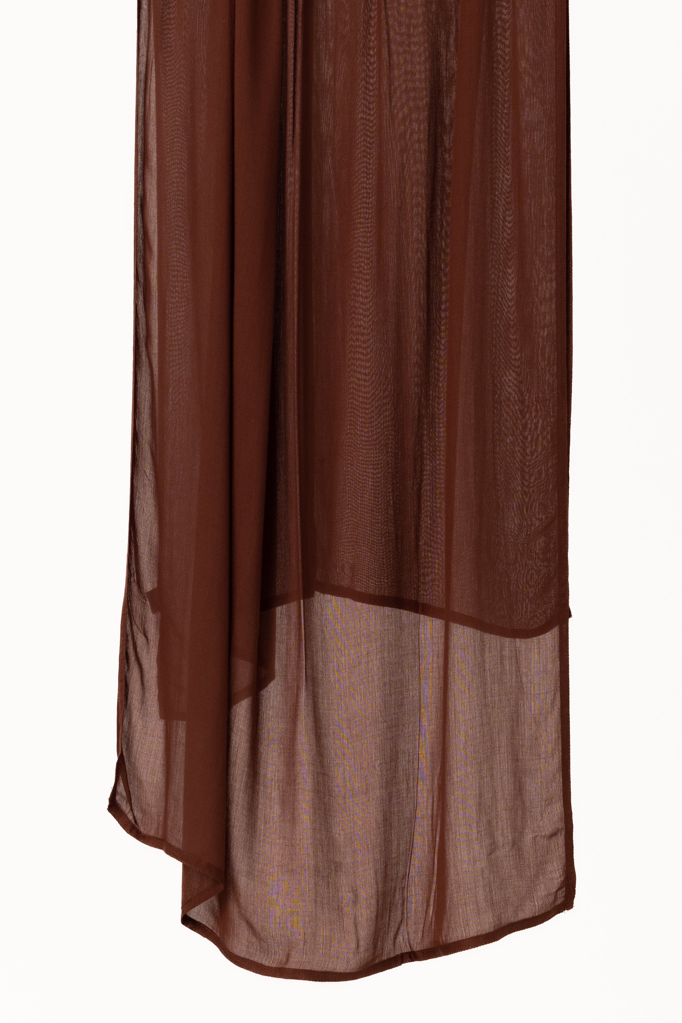 Double Stitched Modal Hijab Set - Spice