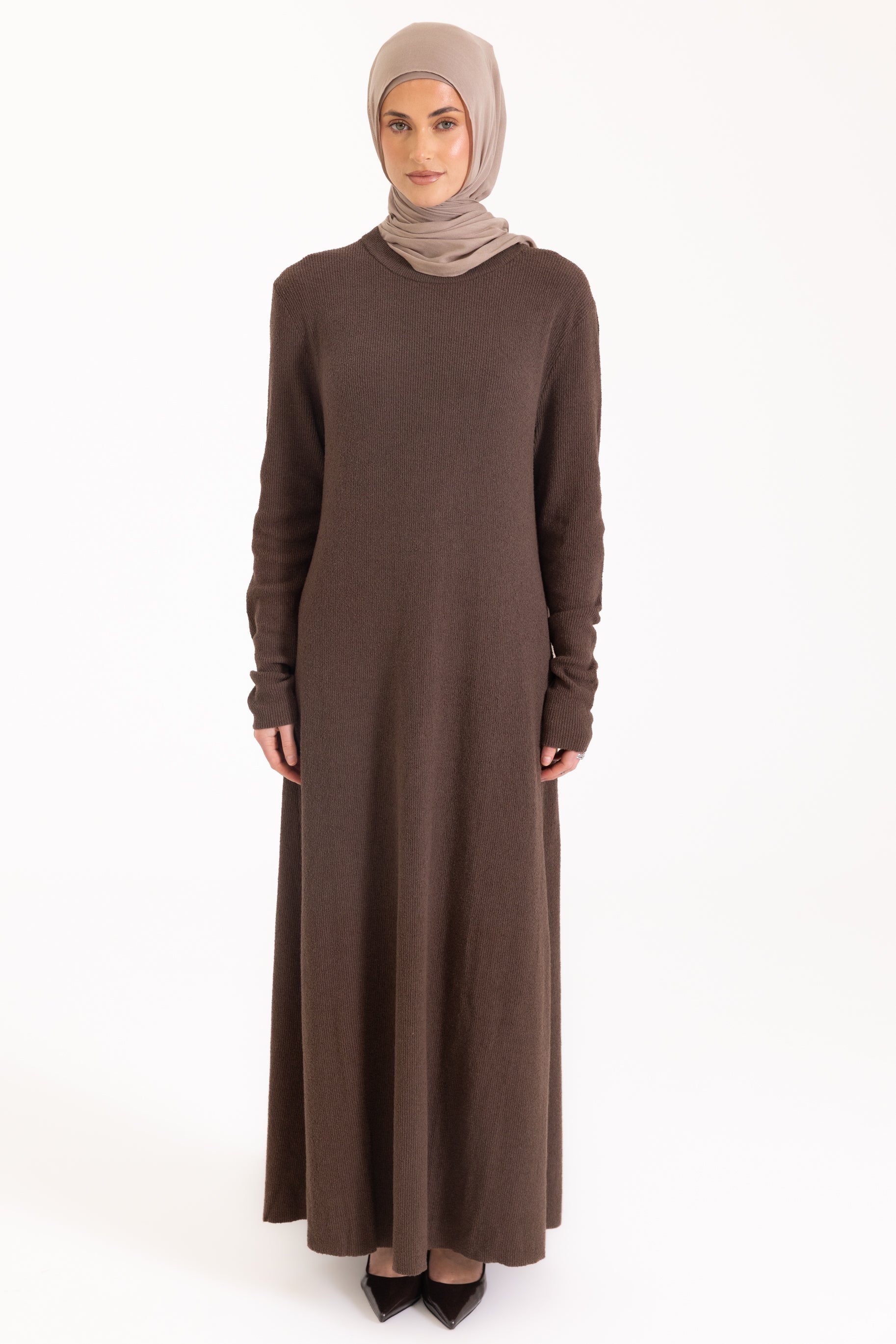 Textured Knit Maxi Dress - Cedar