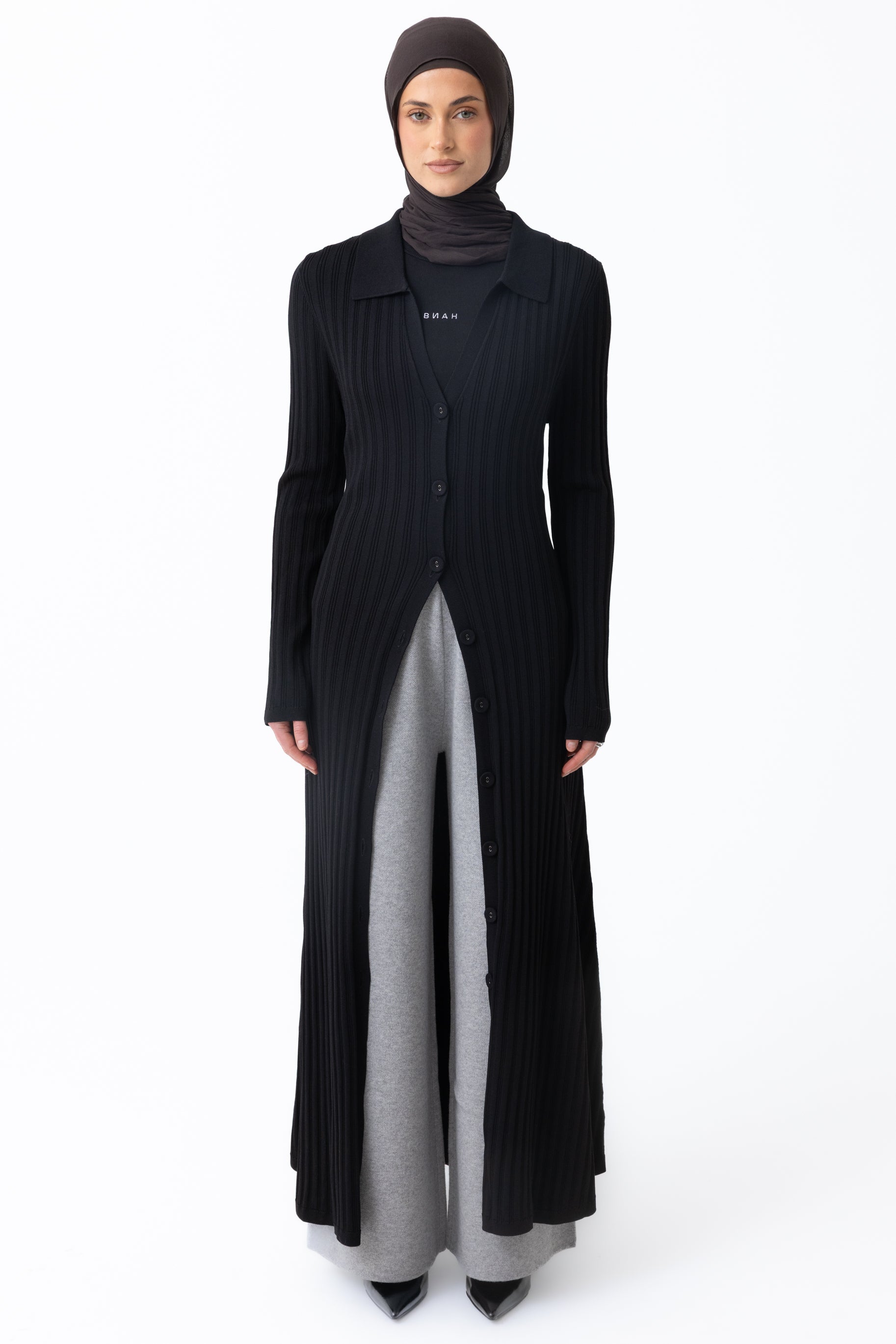 Jayda Knit Cardigan  - Black