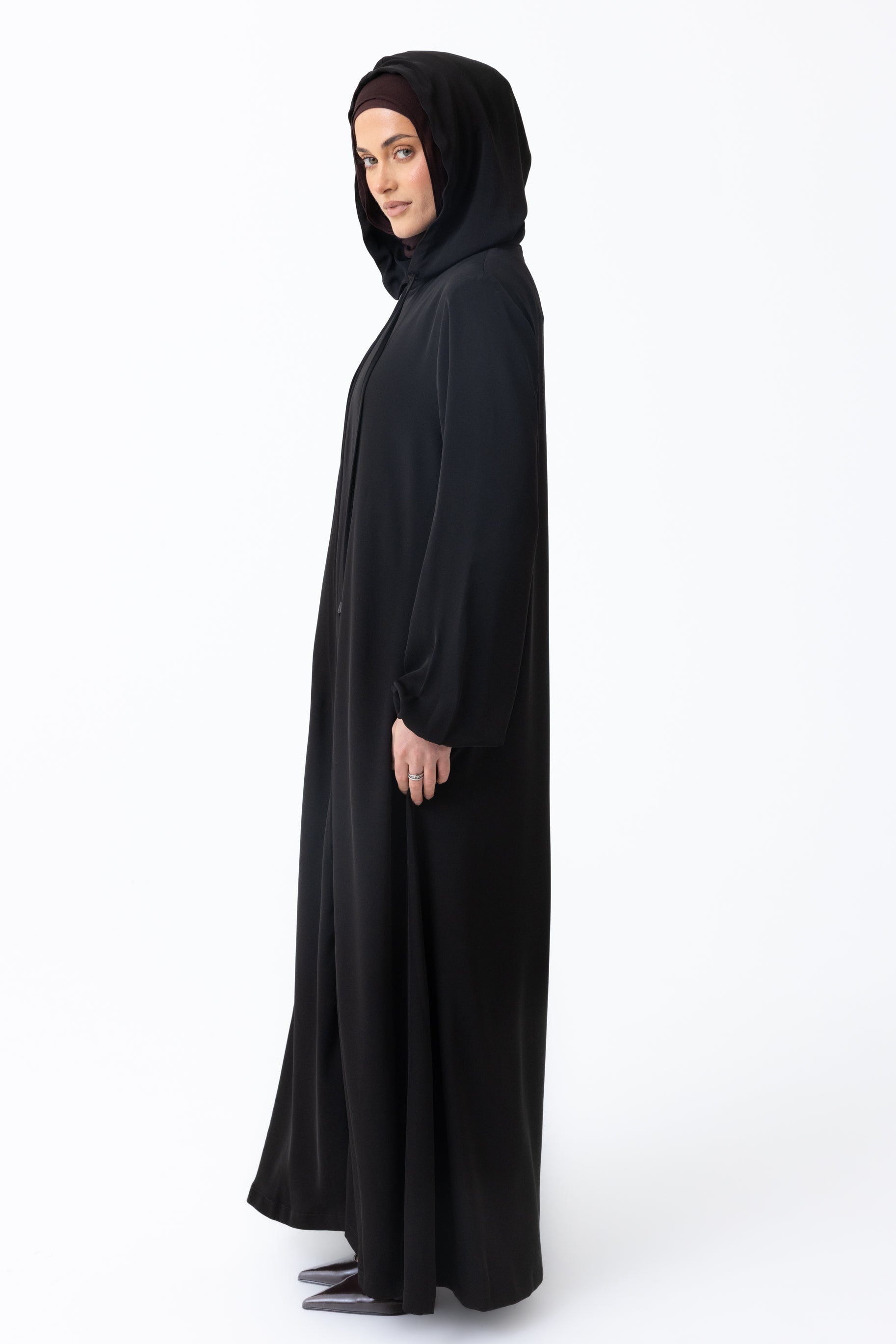 Alaia Hooded Abaya - Black