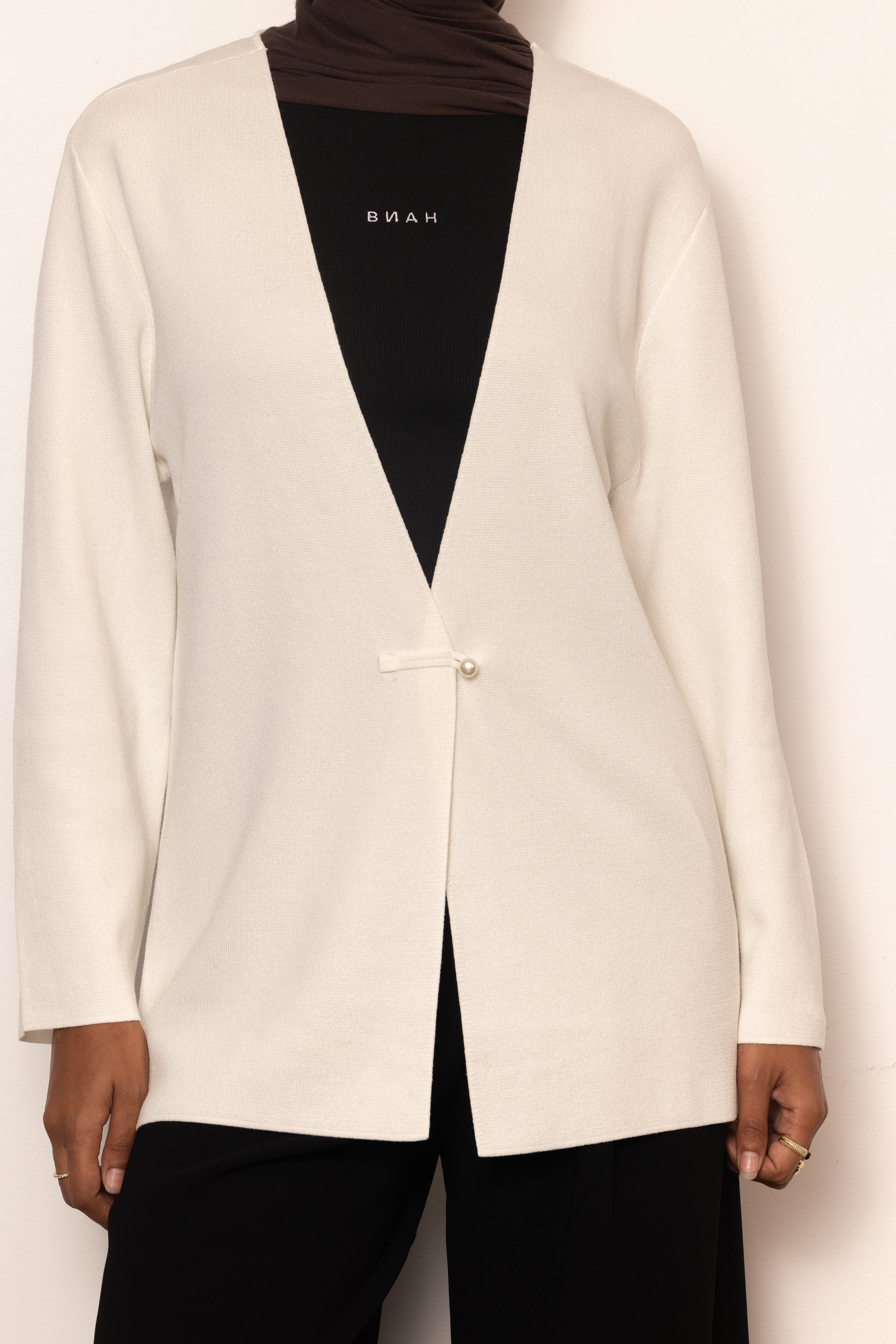 Rea Knit Cardigan - Ivory