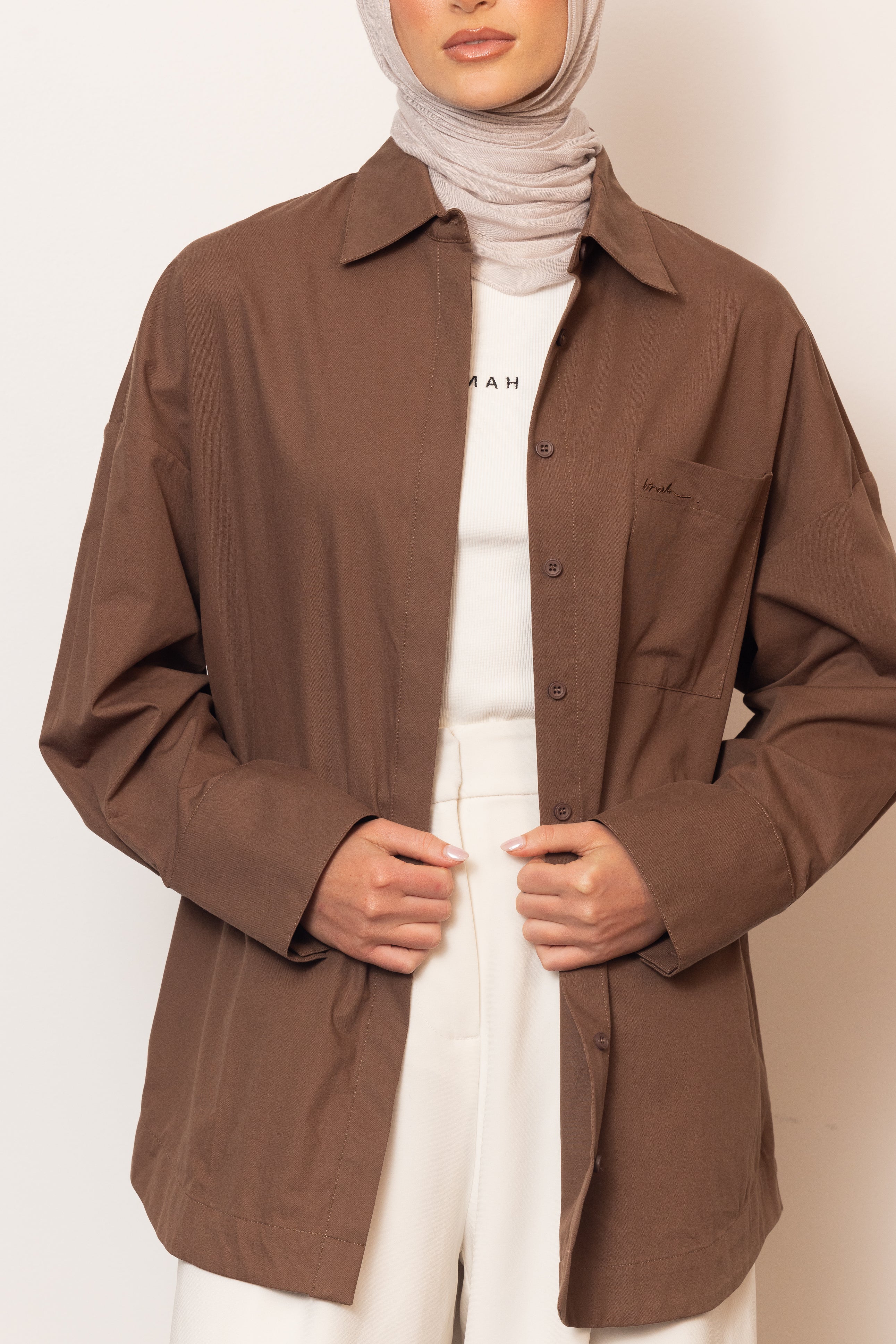 The Ayah Shirt - Warm Brown