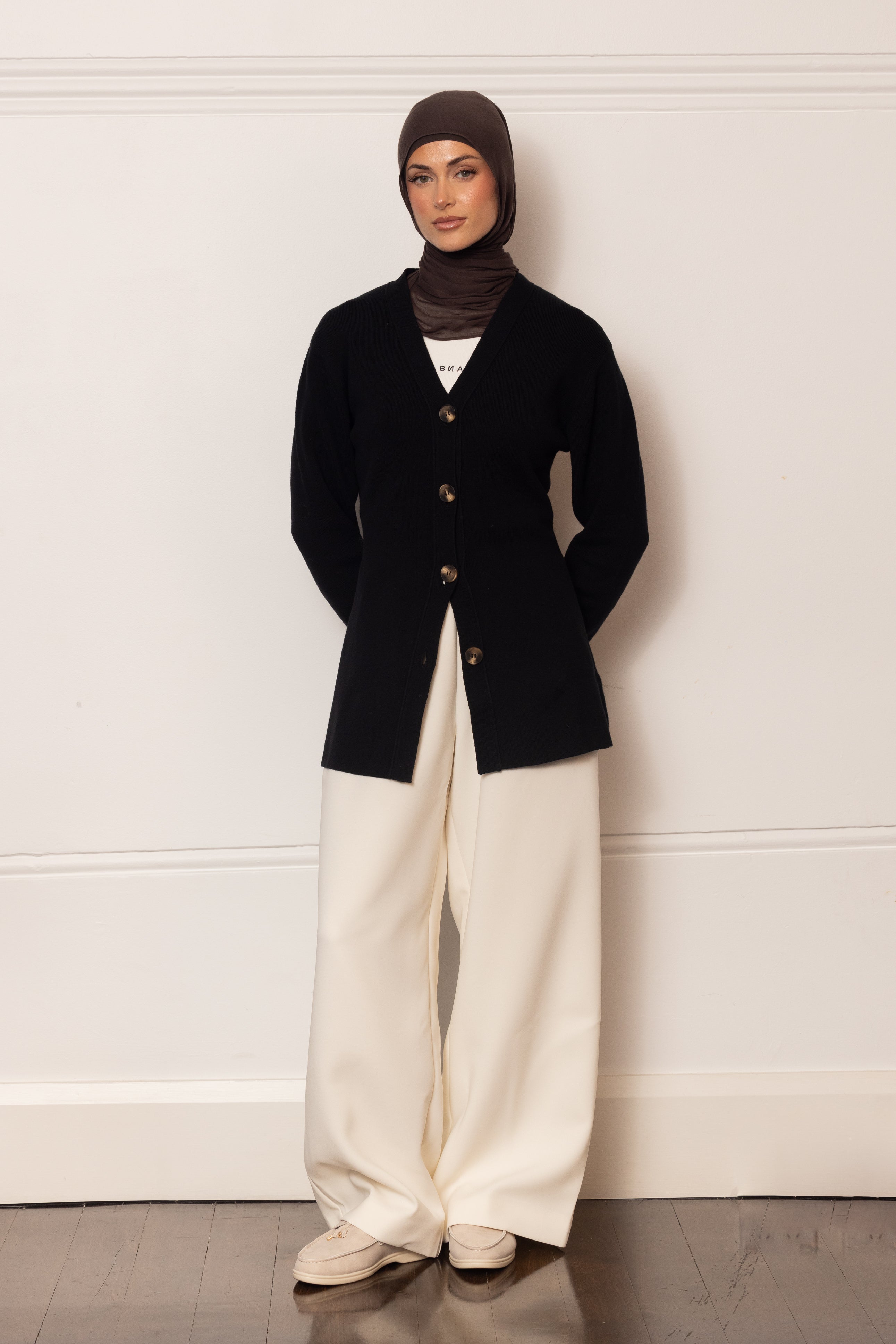 Sarah Knit Cardigan - Black