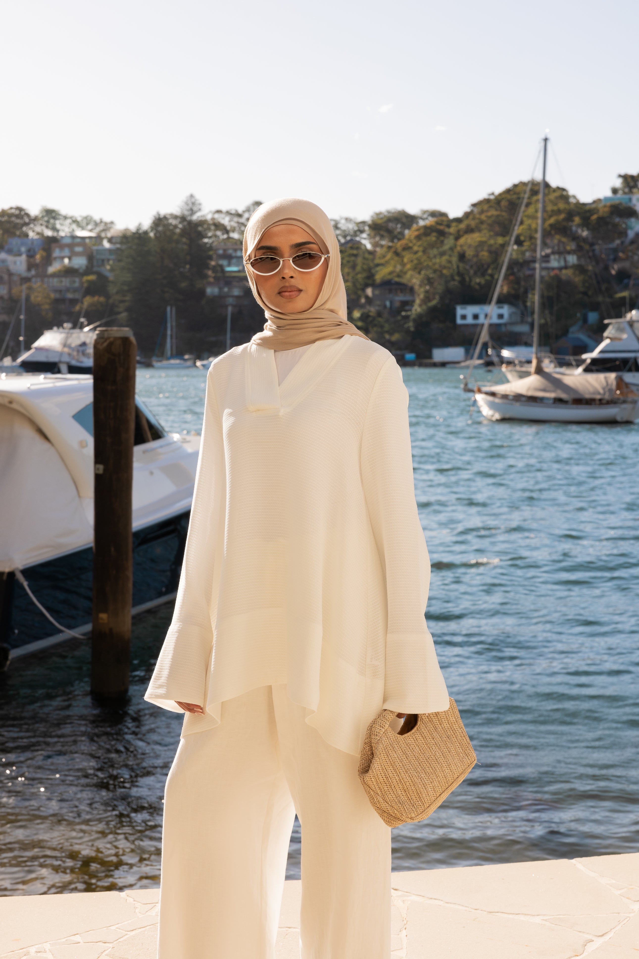 The Bushra Top - White