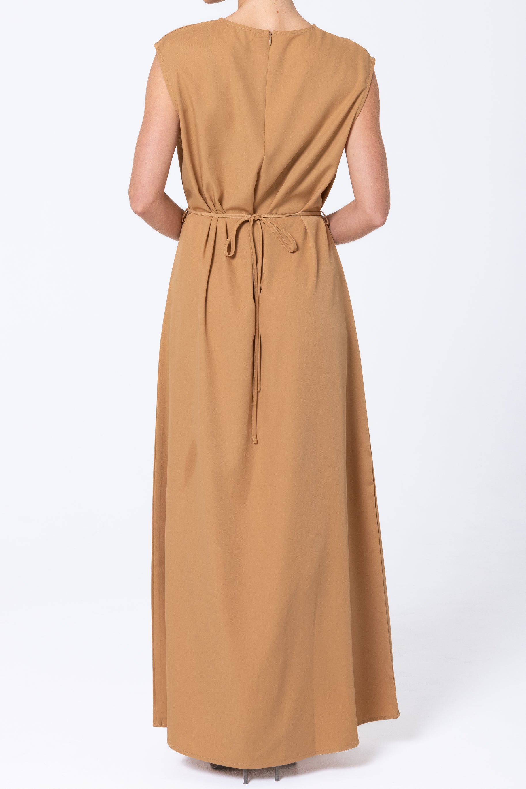 Raya Slip Dress - Caramel