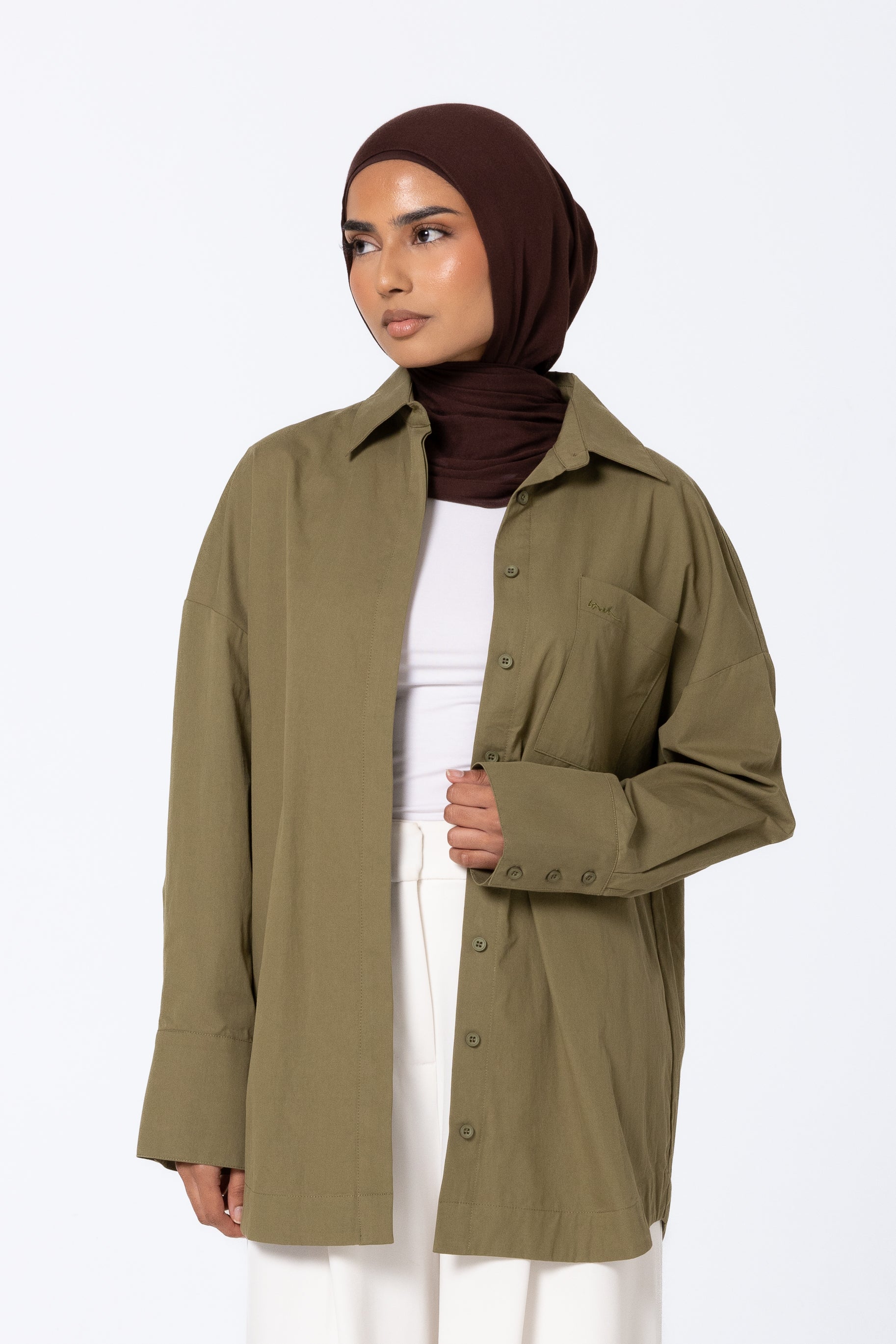 The Ayah Shirt - Olive Green