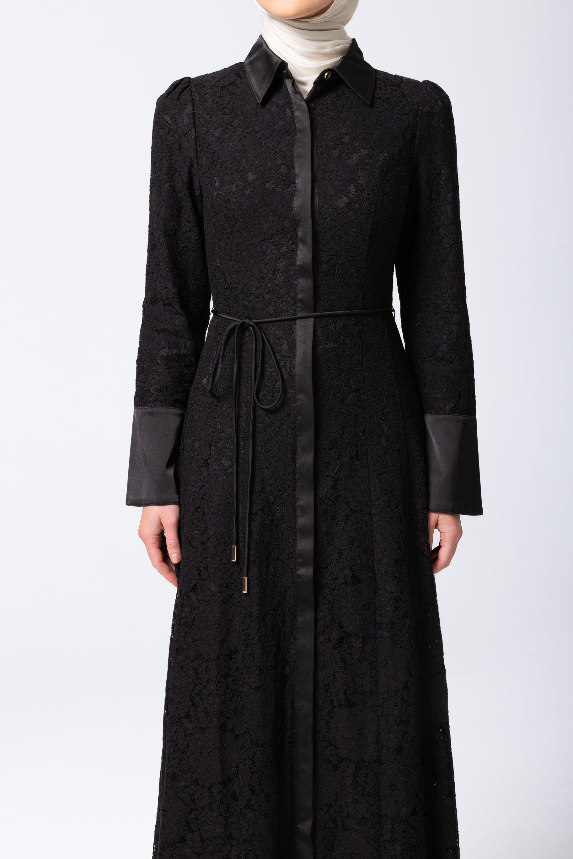 Lila Lace Dress - Black