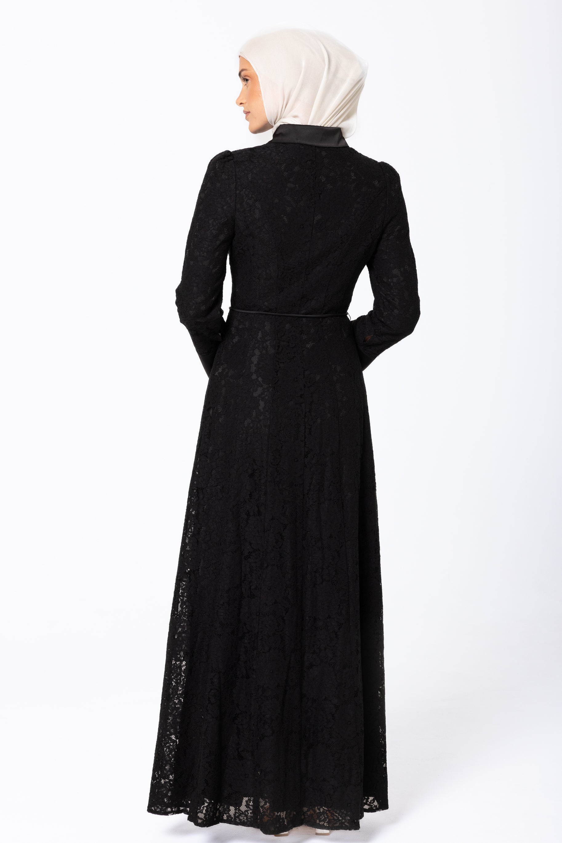 Lila Lace Dress - Black