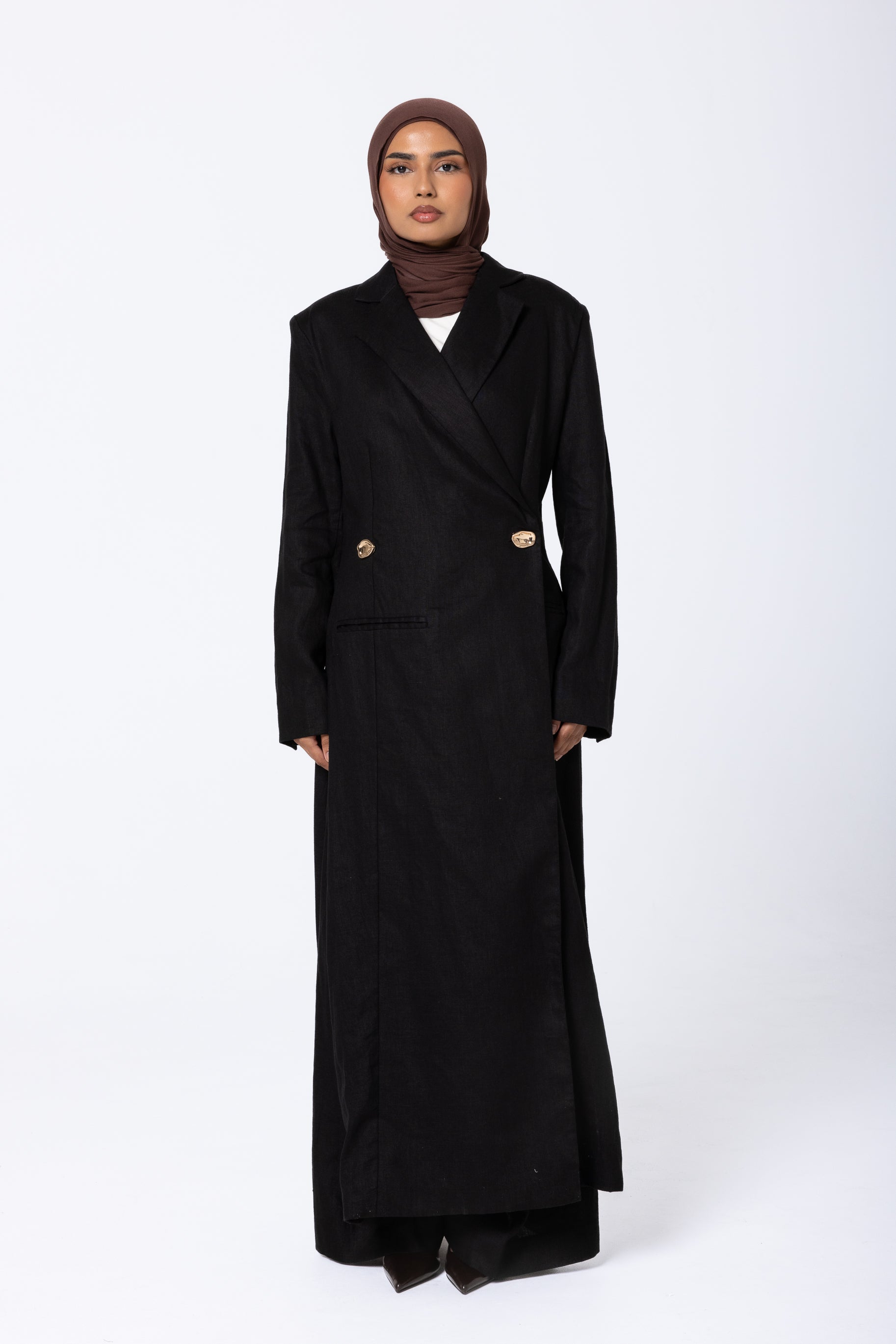Layelle Longline Blazer - Black