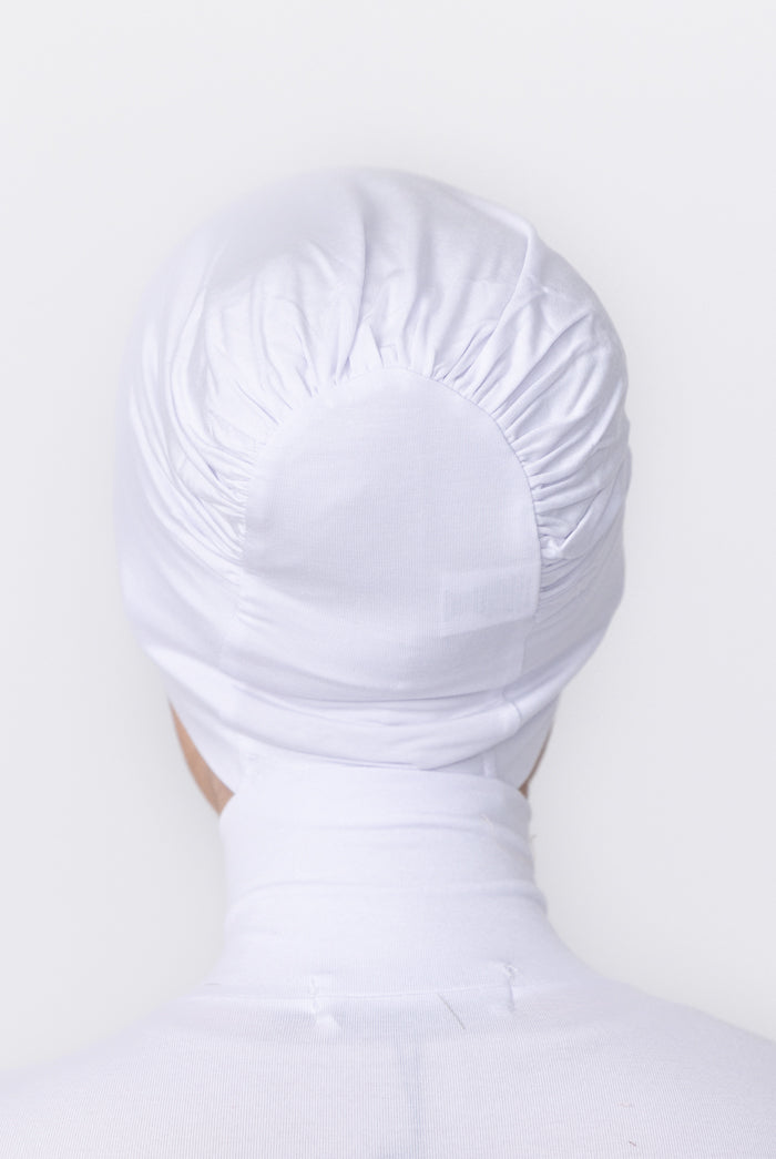 Jersey Closed Cap - White