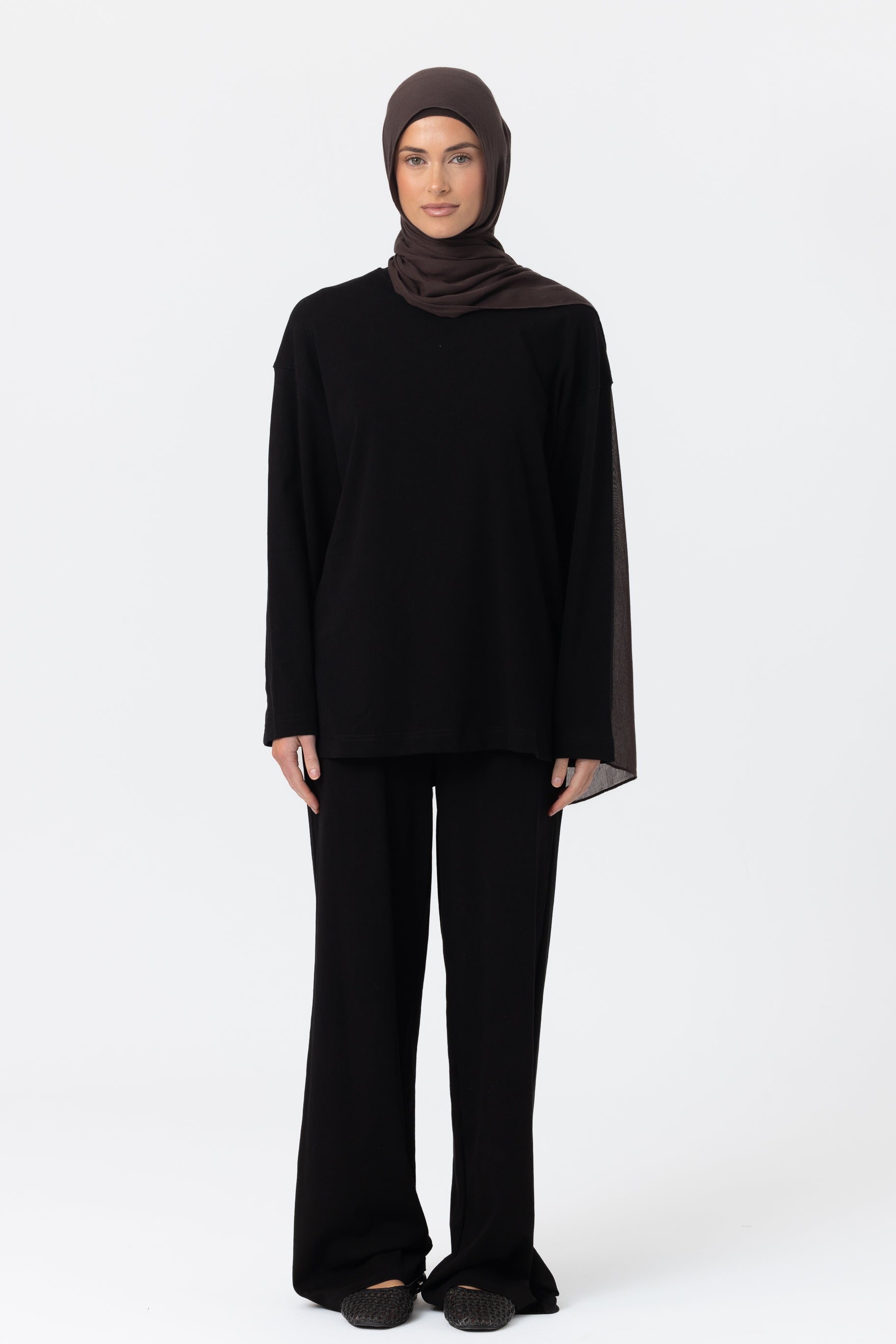 Everyday Relaxed Top - Black