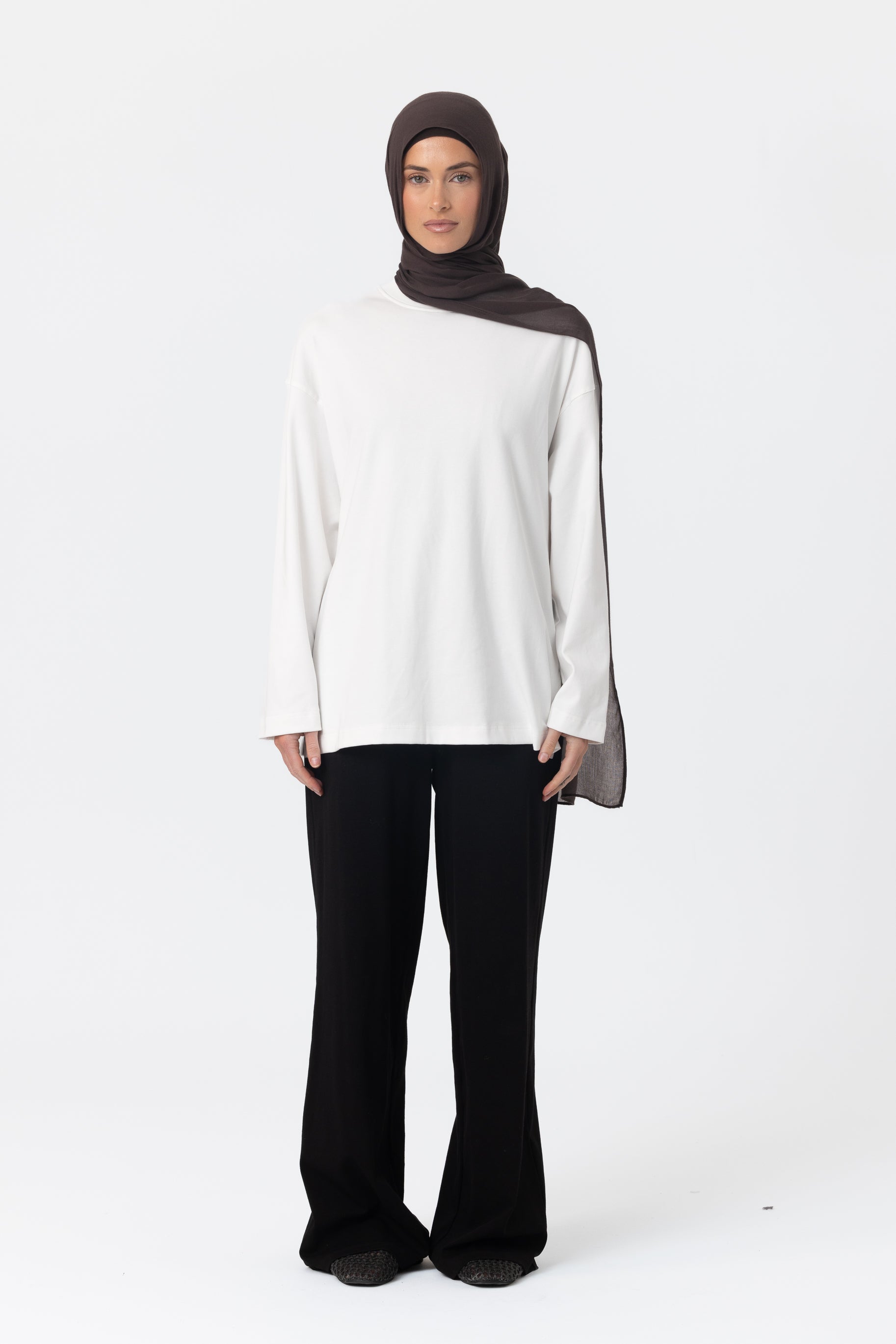 Everyday Relaxed Top - White