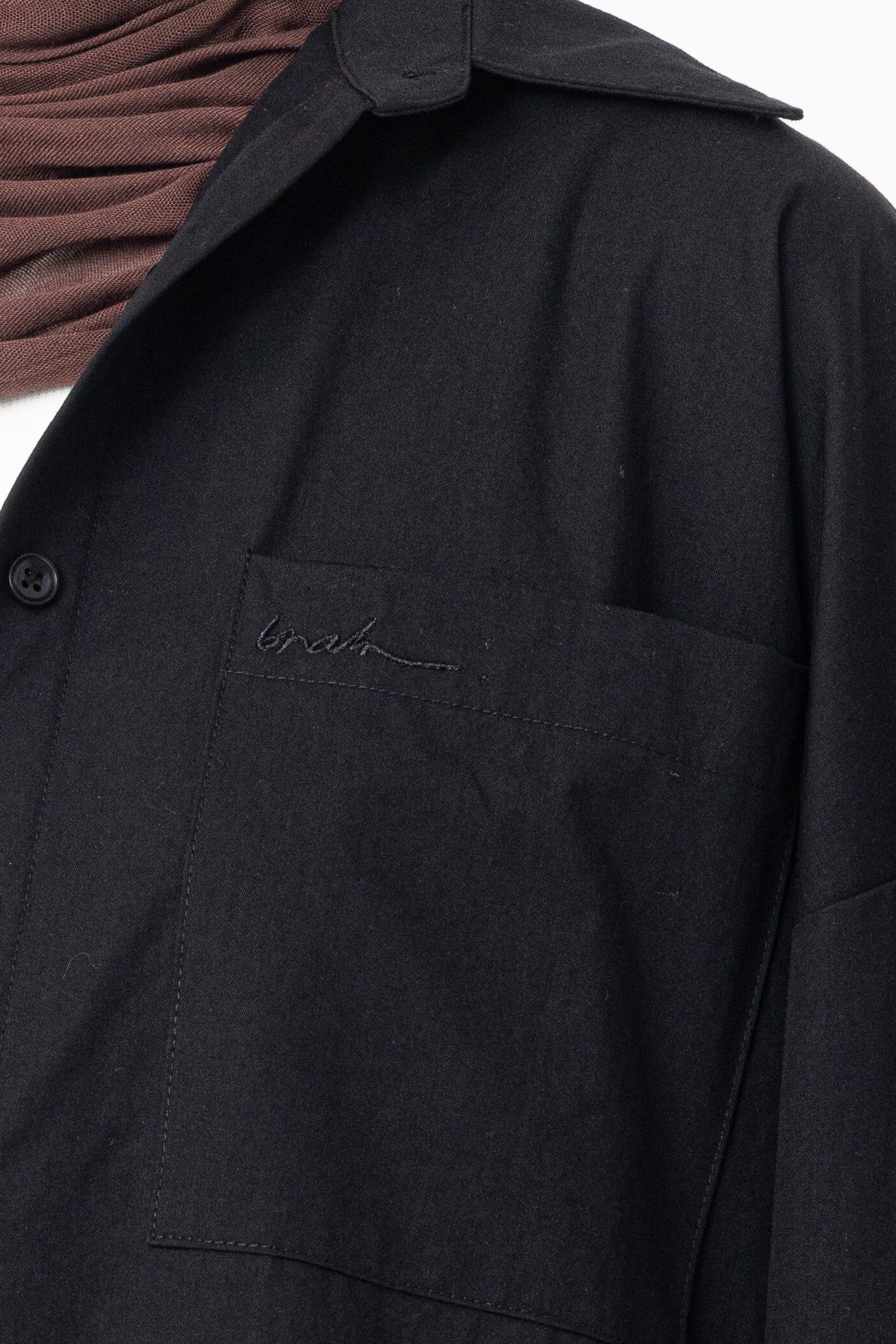 The Ayah Shirt - Jet Black