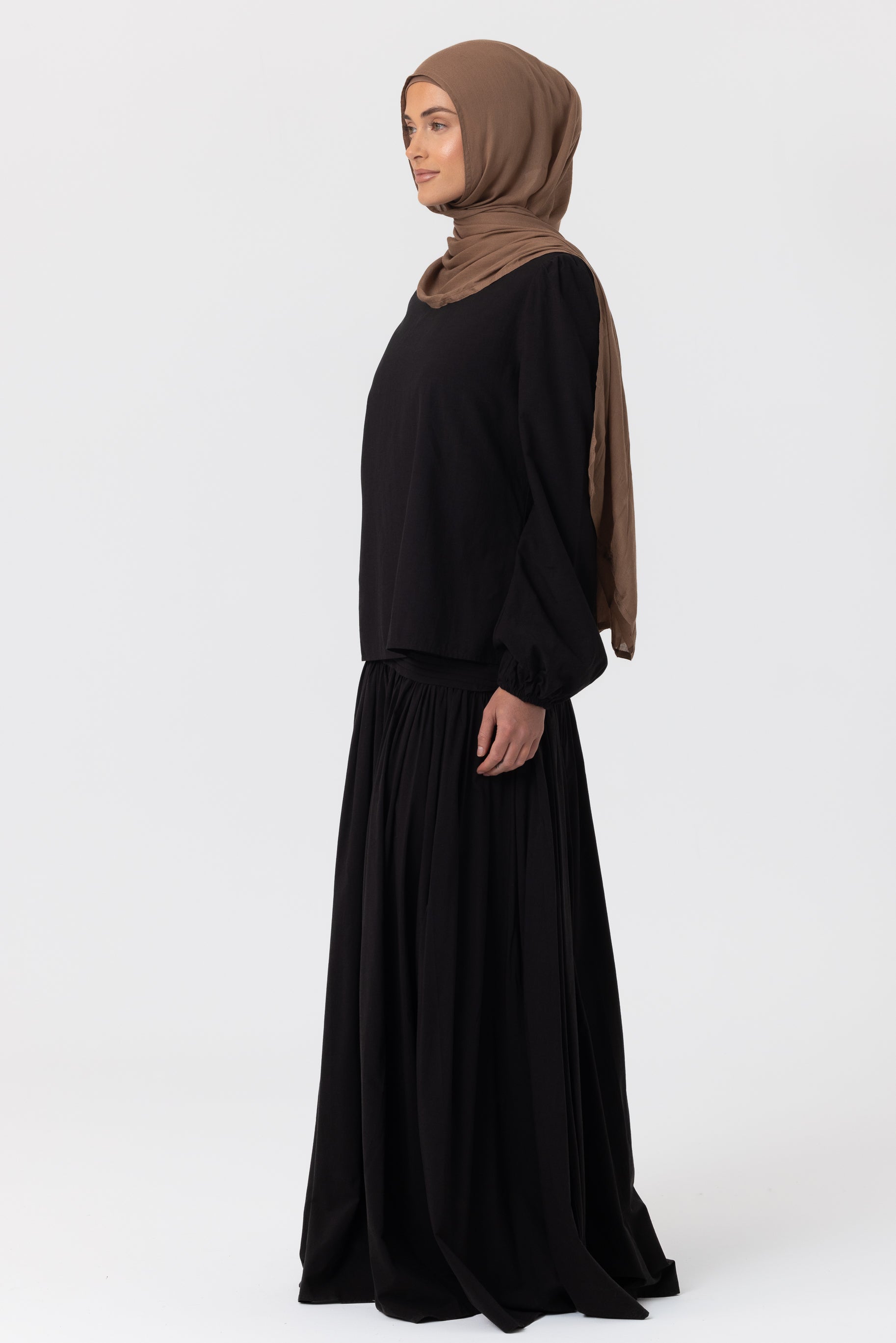 Adriana Maxi Skirt - Black