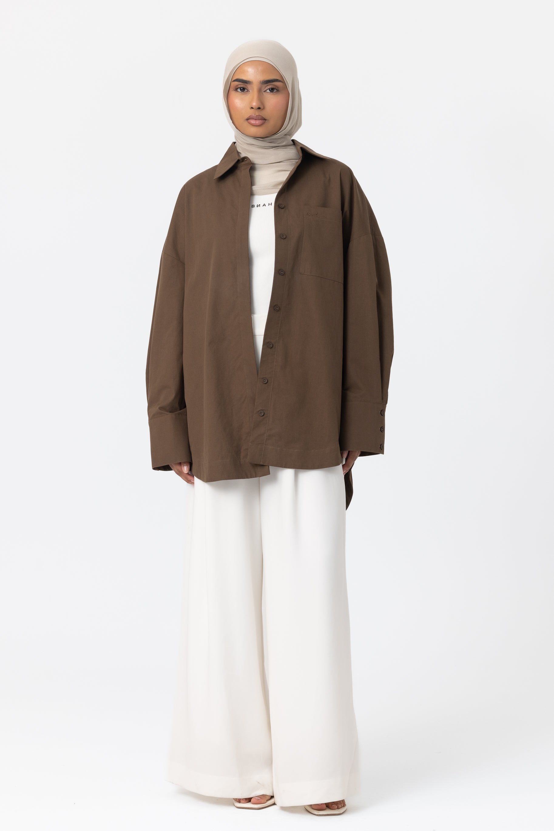 The Ayah Shirt - Coffee Bean